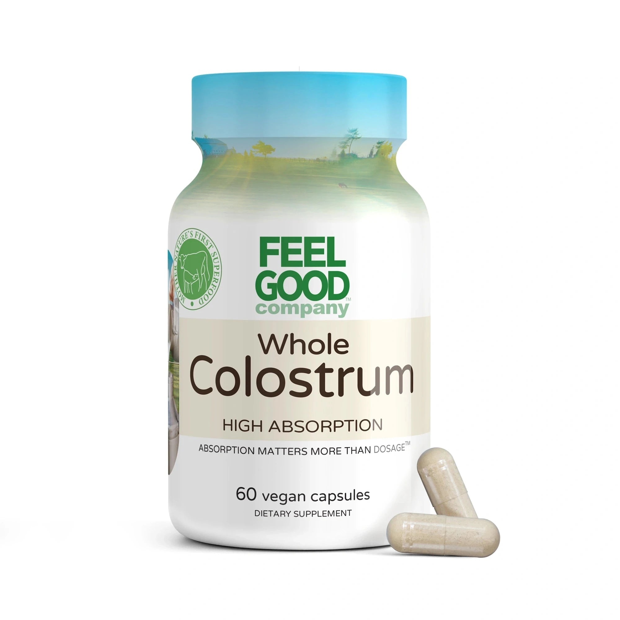 Whole Colostrum™ (60 Capsules) Capsule FEELGOOD Company™
