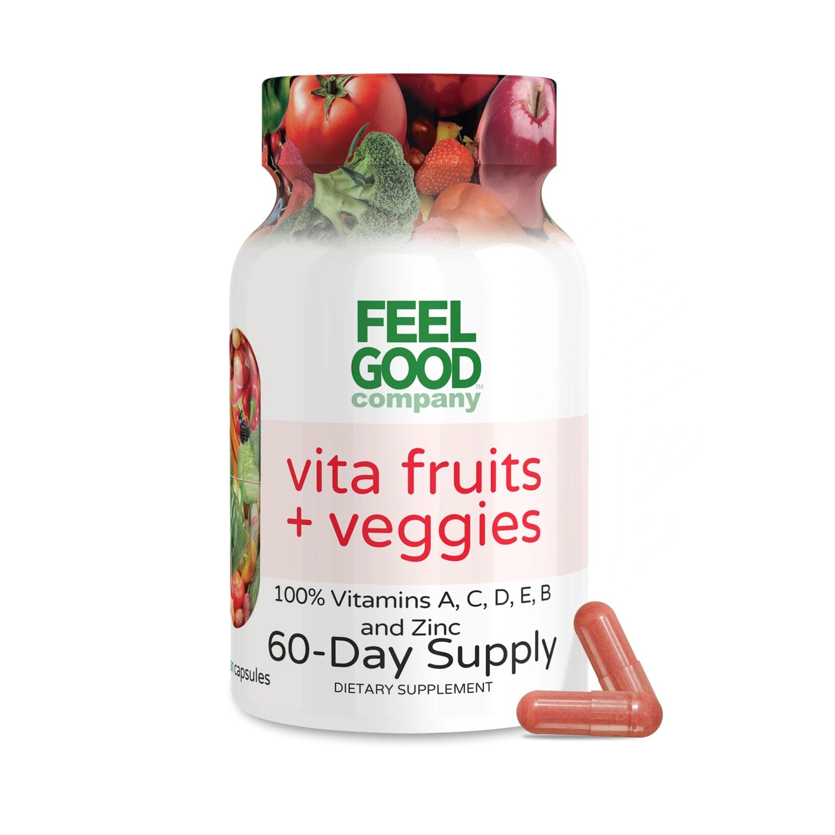 Vita Fruits + Veggies (60 Capsules) Capsule FeelGood Superfoods