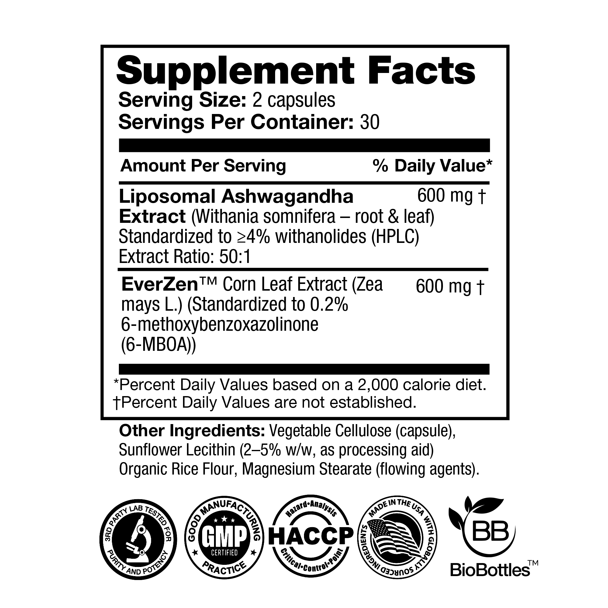 Liposomal Ashwagandha (60 Capsules) Capsule FEELGOOD Company™