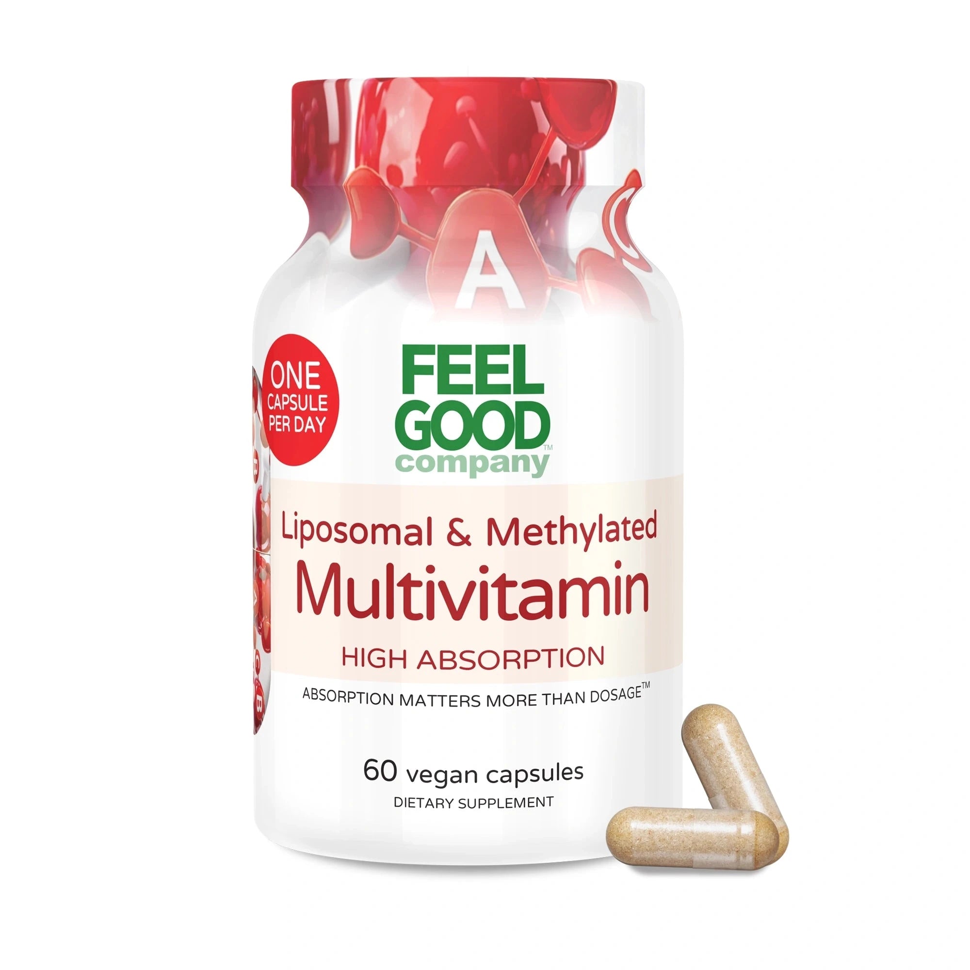 Liposomal & Methylated Multivitamin (60 Vegan Capsules) Capsule FEELGOOD Company™