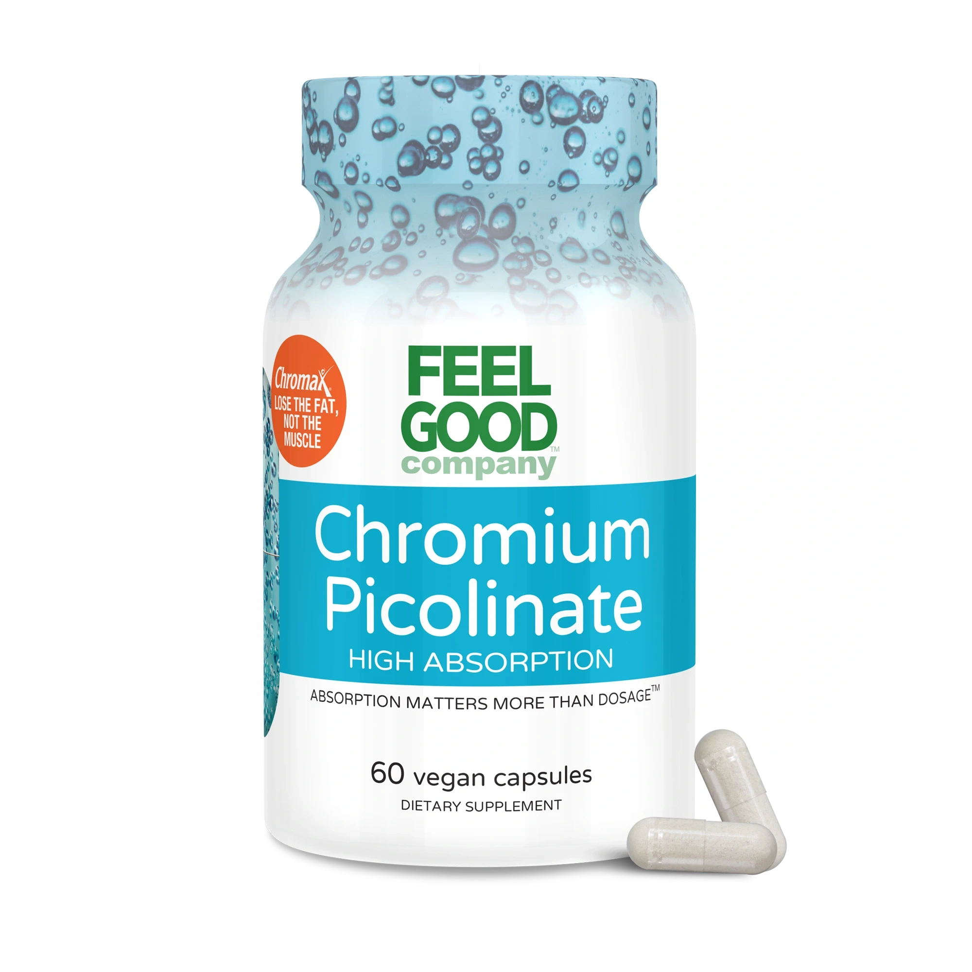 Chromium Picolinate (60 Vegan Capsules) Capsule FeelGood Company™