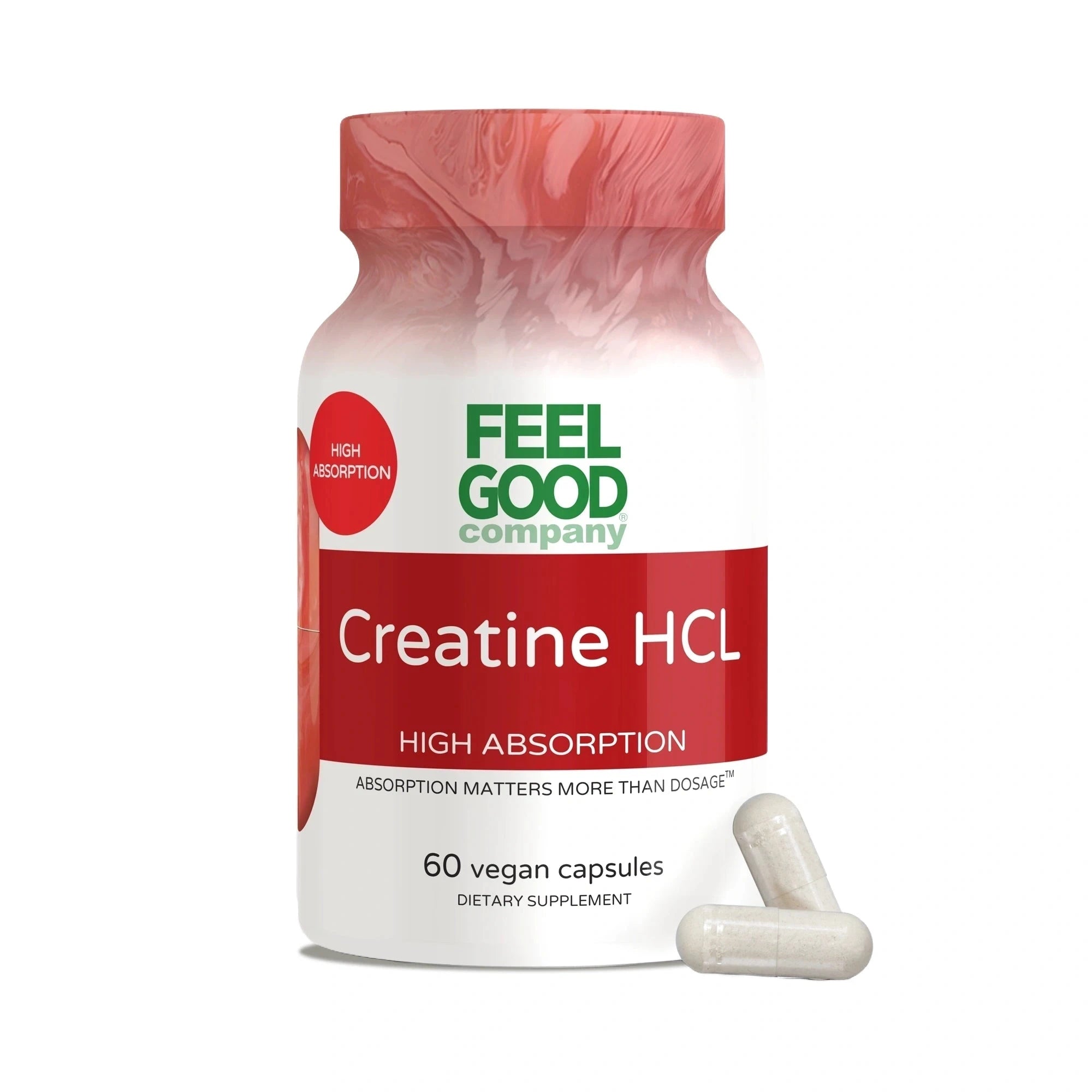 Creatine HCL (60 Vegan Capsules) Capsule FEELGOOD Company®