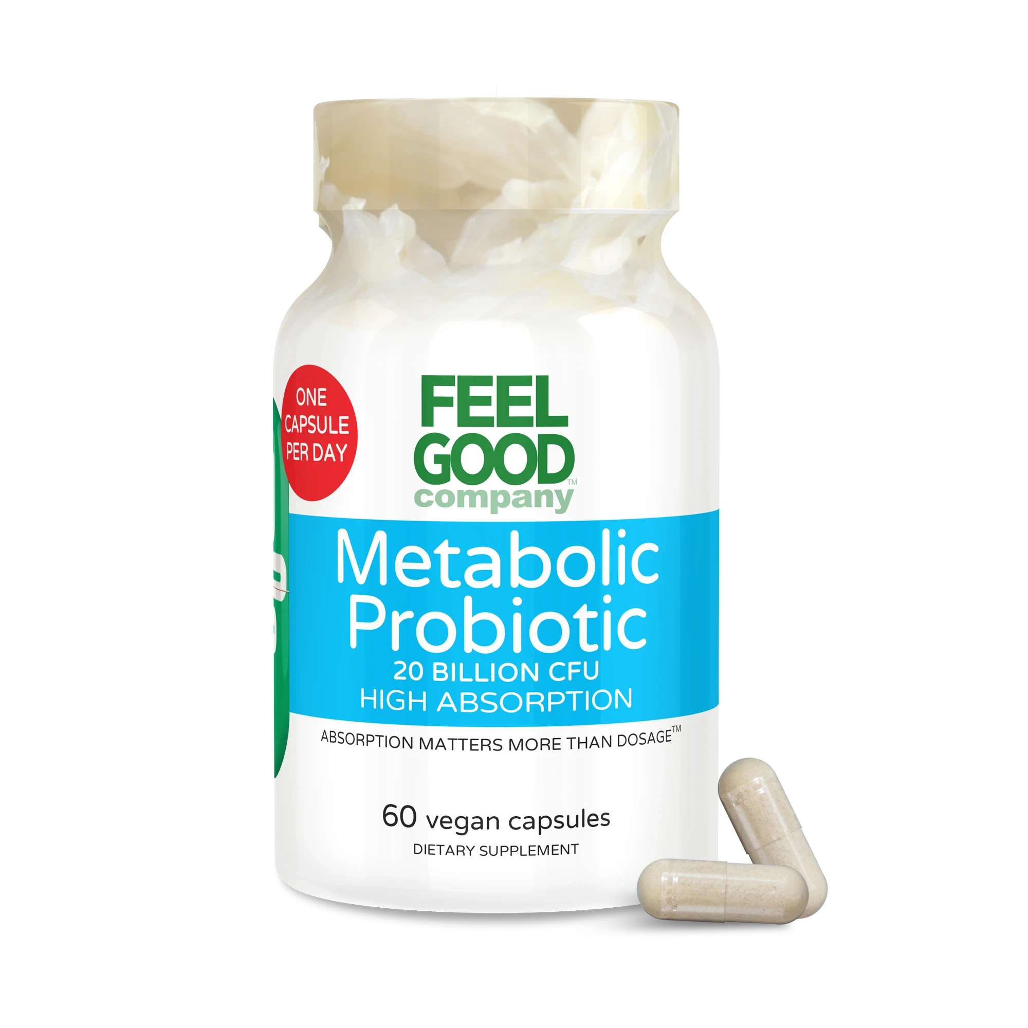 Metabolic Probiotic (60 Vegan Capsules) Capsule FeelGood Company™