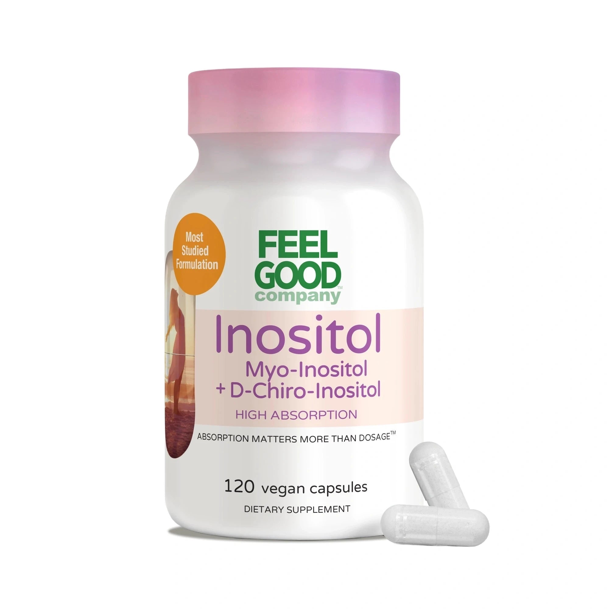 Methylated Inositol (Vitamin B6) - 120 Capsules Capsule FeelGood Company™