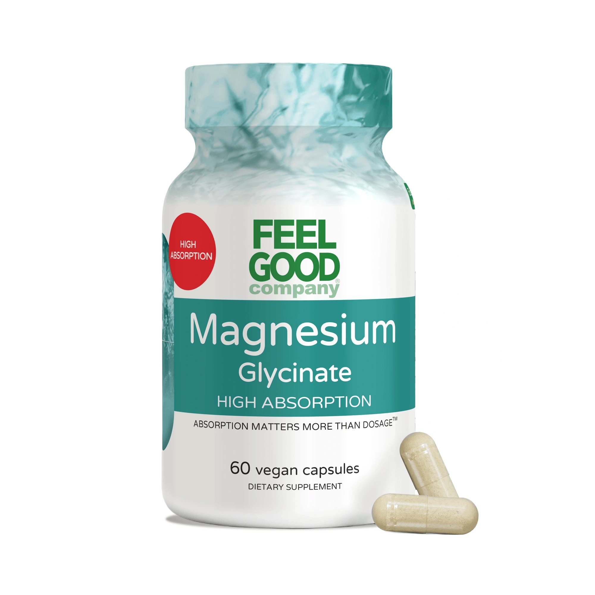 Magnesium Glycinate (60 Vegan Capsules) Capsule FEELGOOD Company®