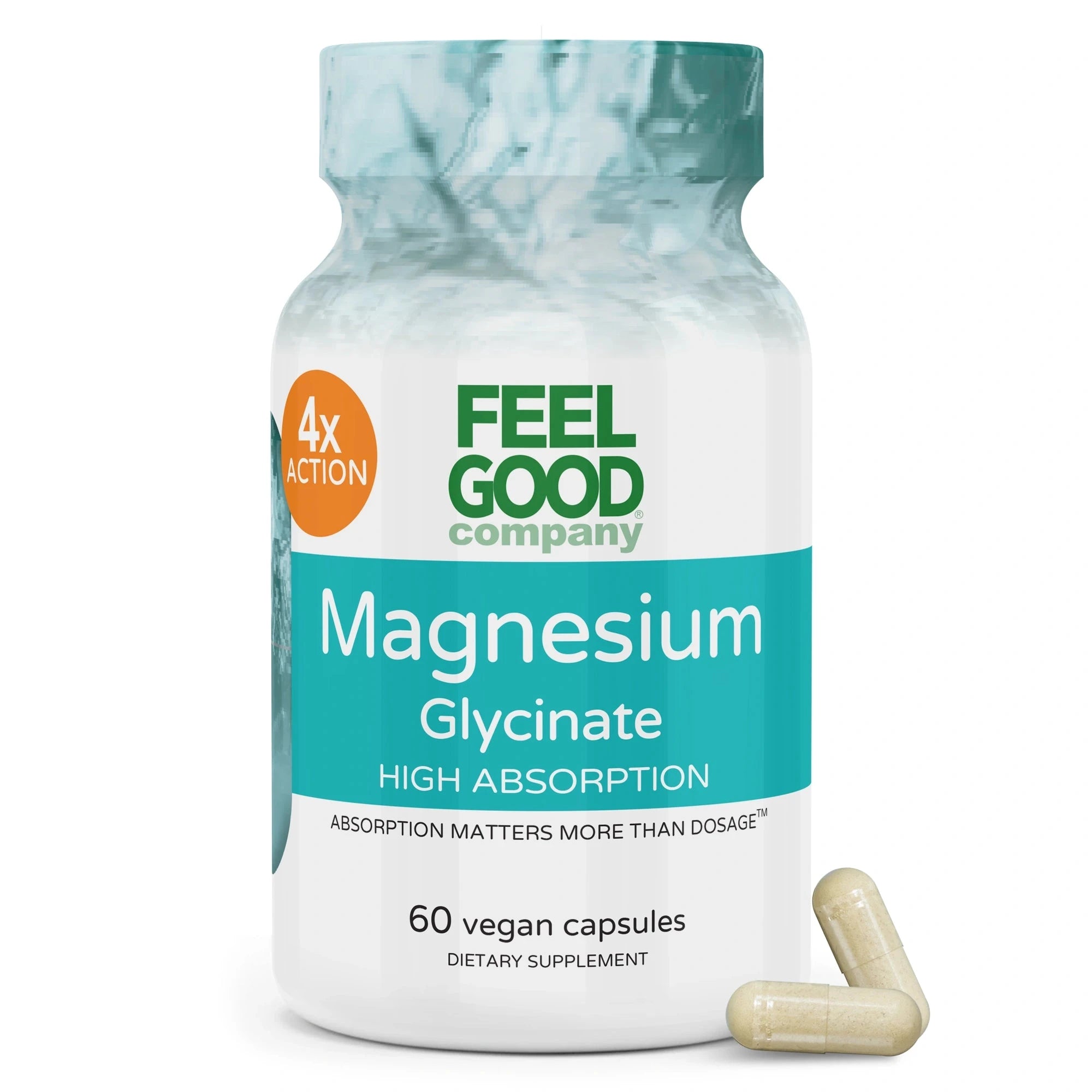 Magnesium Glycinate (60 Vegan Capsules) Capsule FEELGOOD Company®