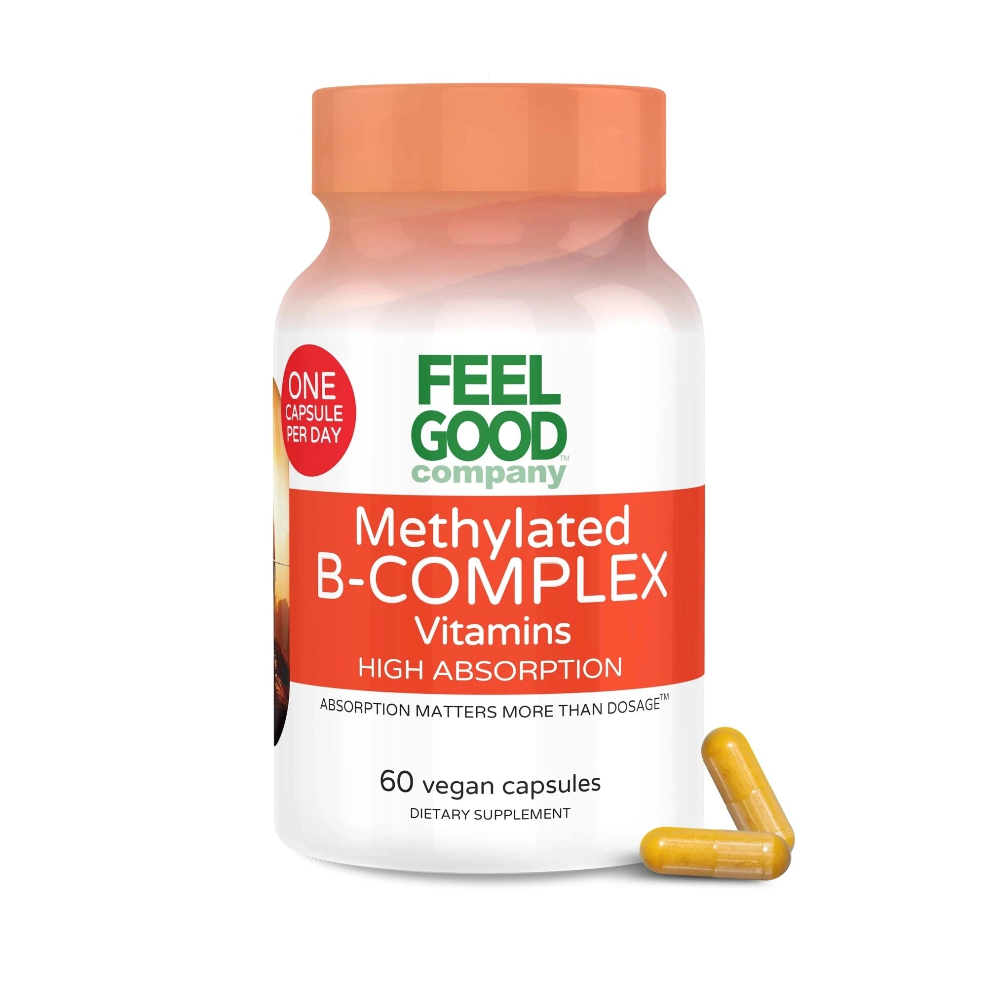 Methylated B-Complex (60 Vegan Capsules) Capsule FEELGOOD Company™