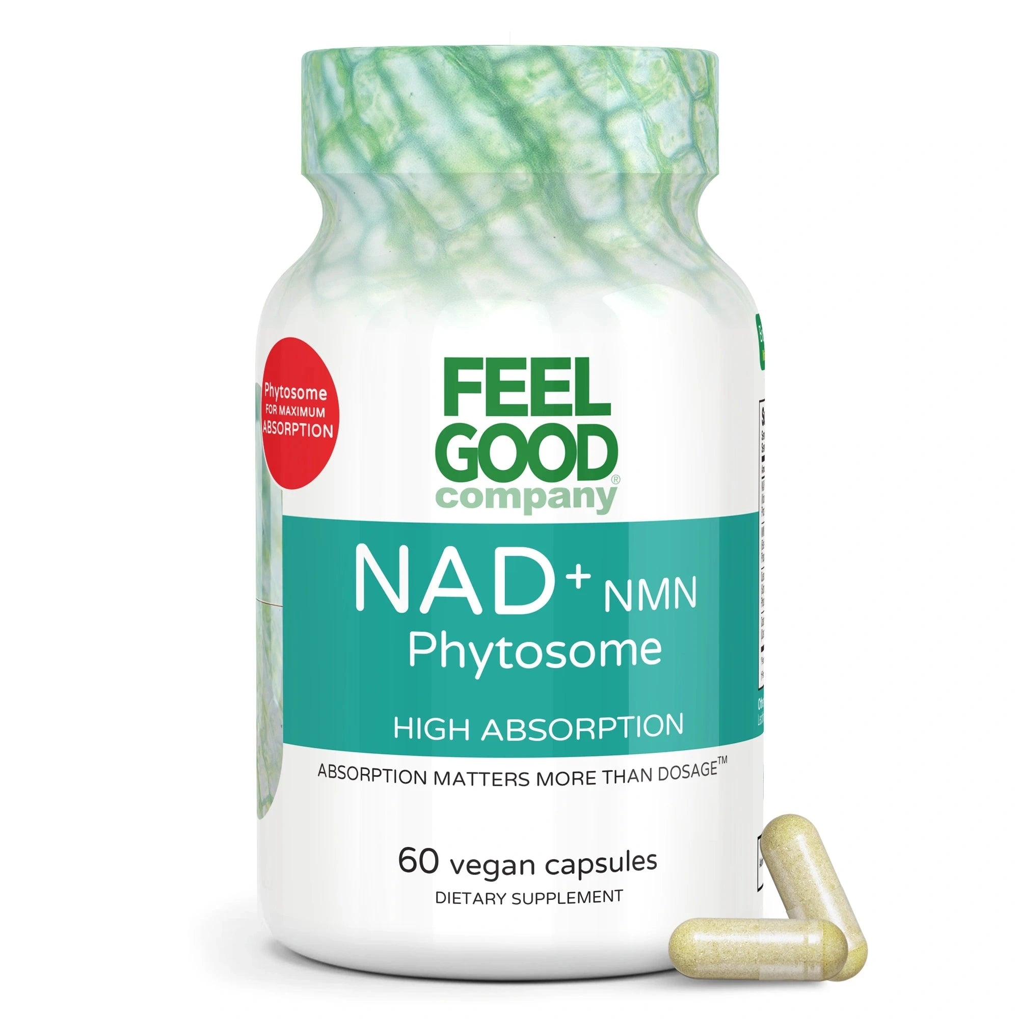 NAD+ NMN Phytosome – 60 Vegan Capsules Capsule FEELGOOD Company®