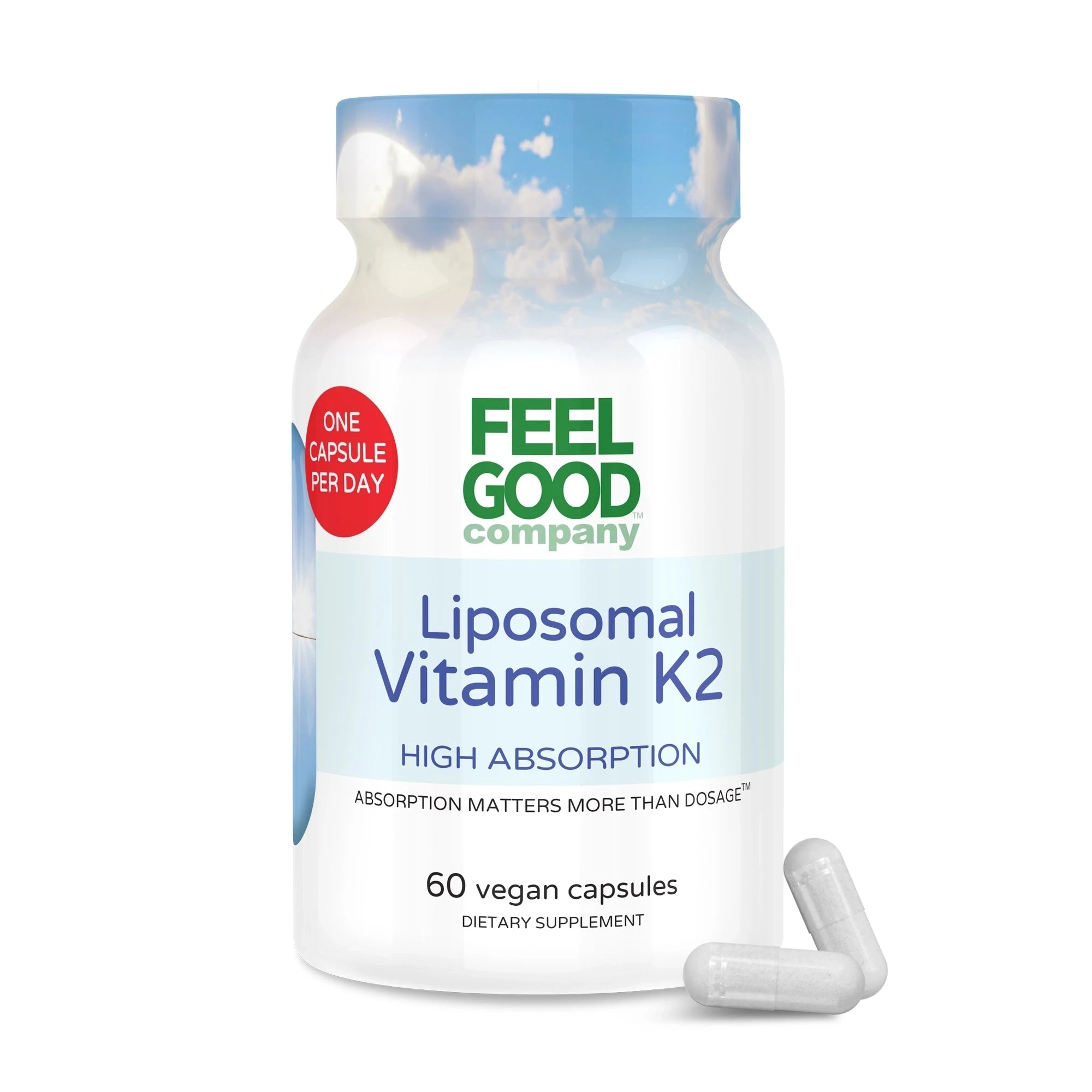 Liposomal Vitamin K2 (60 Vegan Capsules) Capsule FEELGOOD Company™