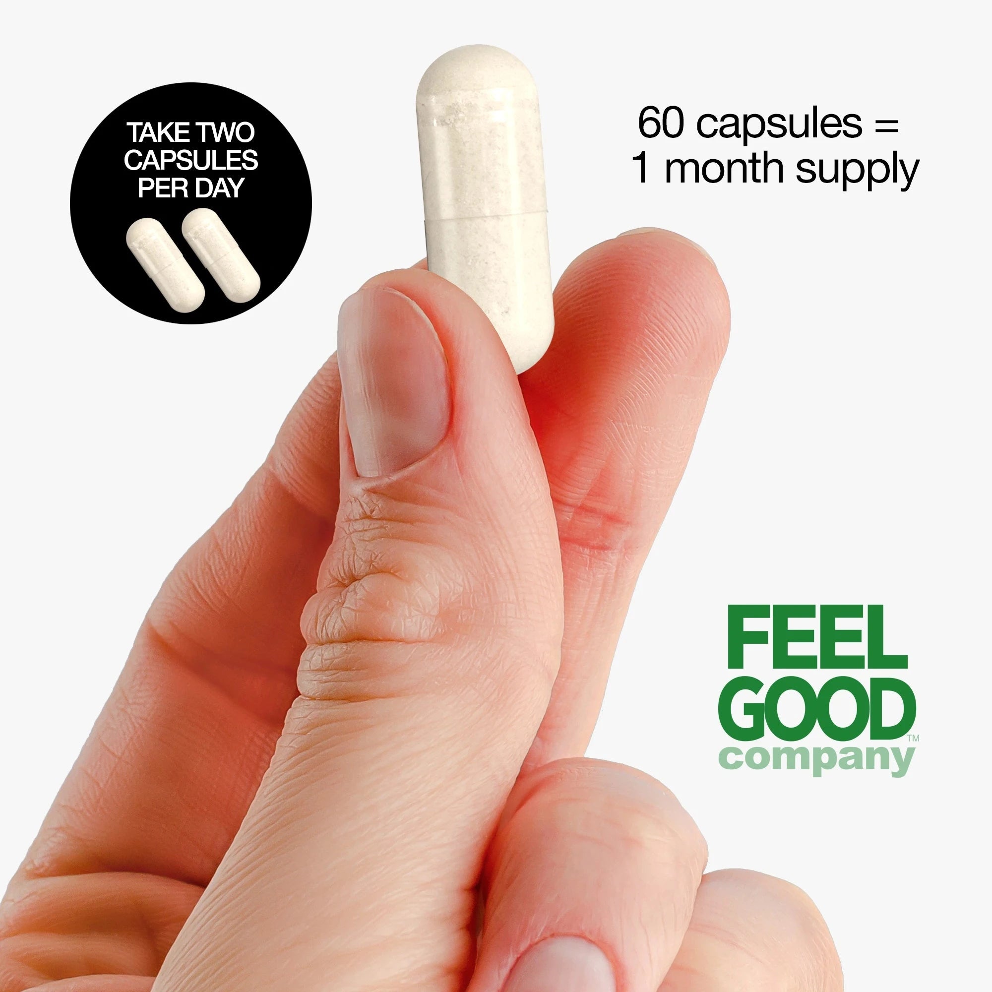 Vegan Omega-3 from Algae (60 Vegan Capsules) Capsule FEELGOOD Company®