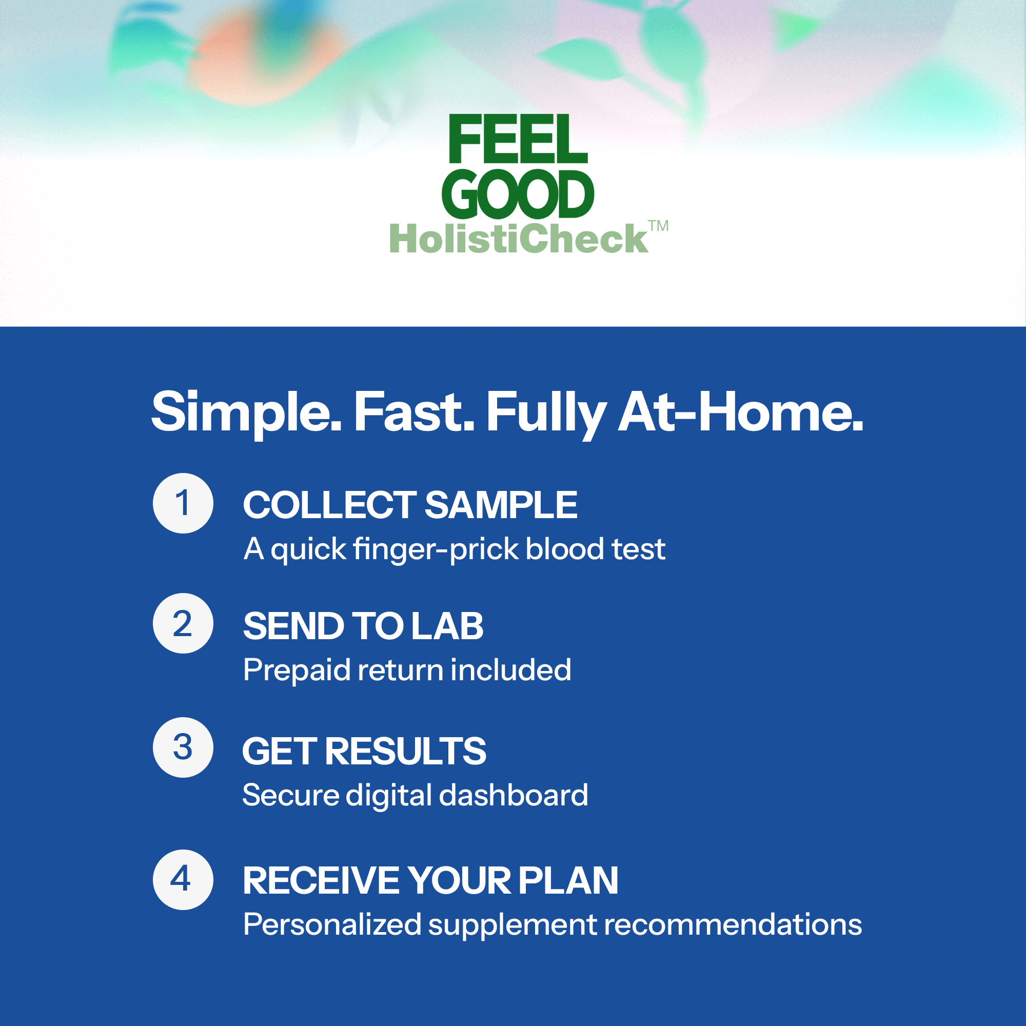 Men's HOLISTICHECK™ TEST FeelGood Company™
