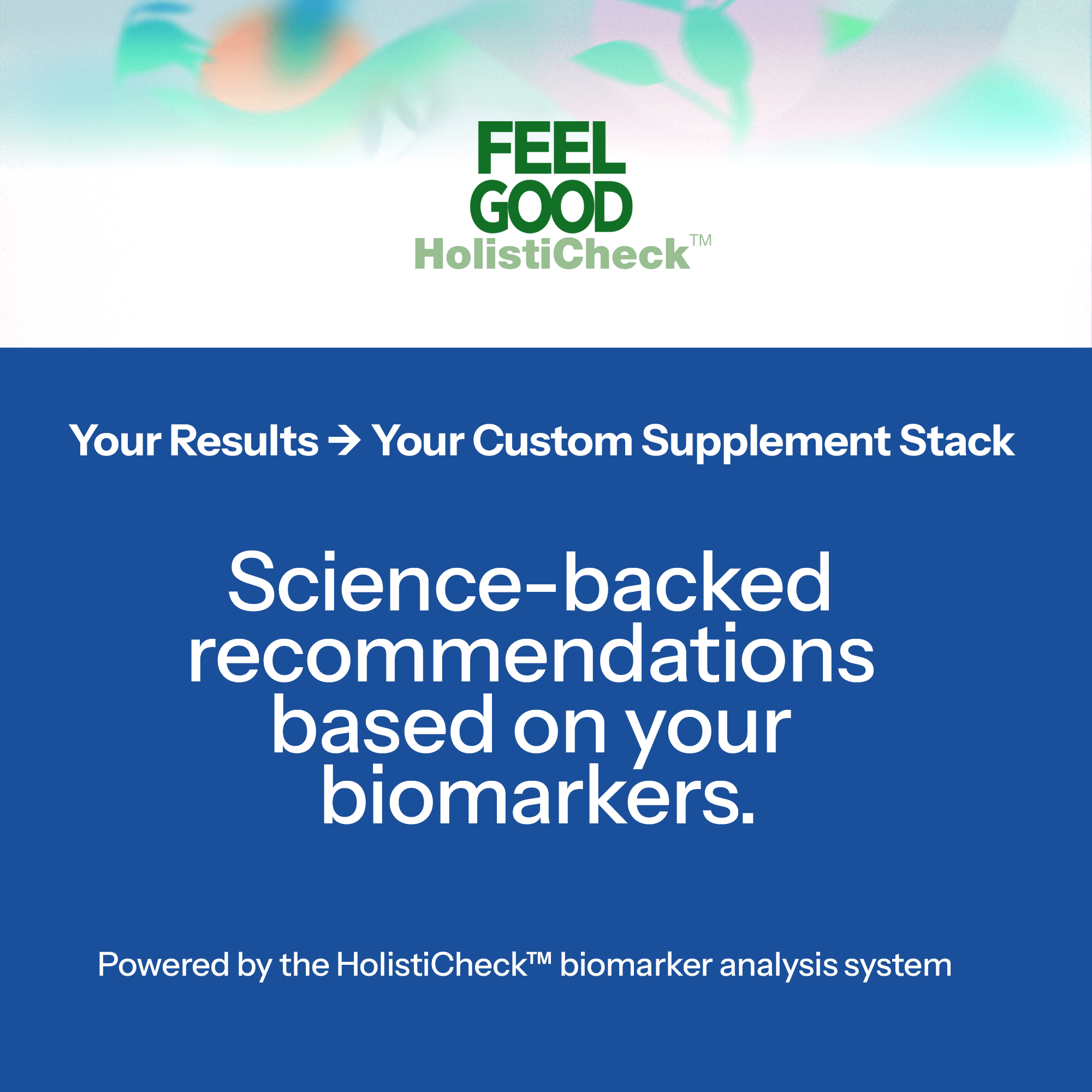 Men's HOLISTICHECK™ TEST FeelGood Company™