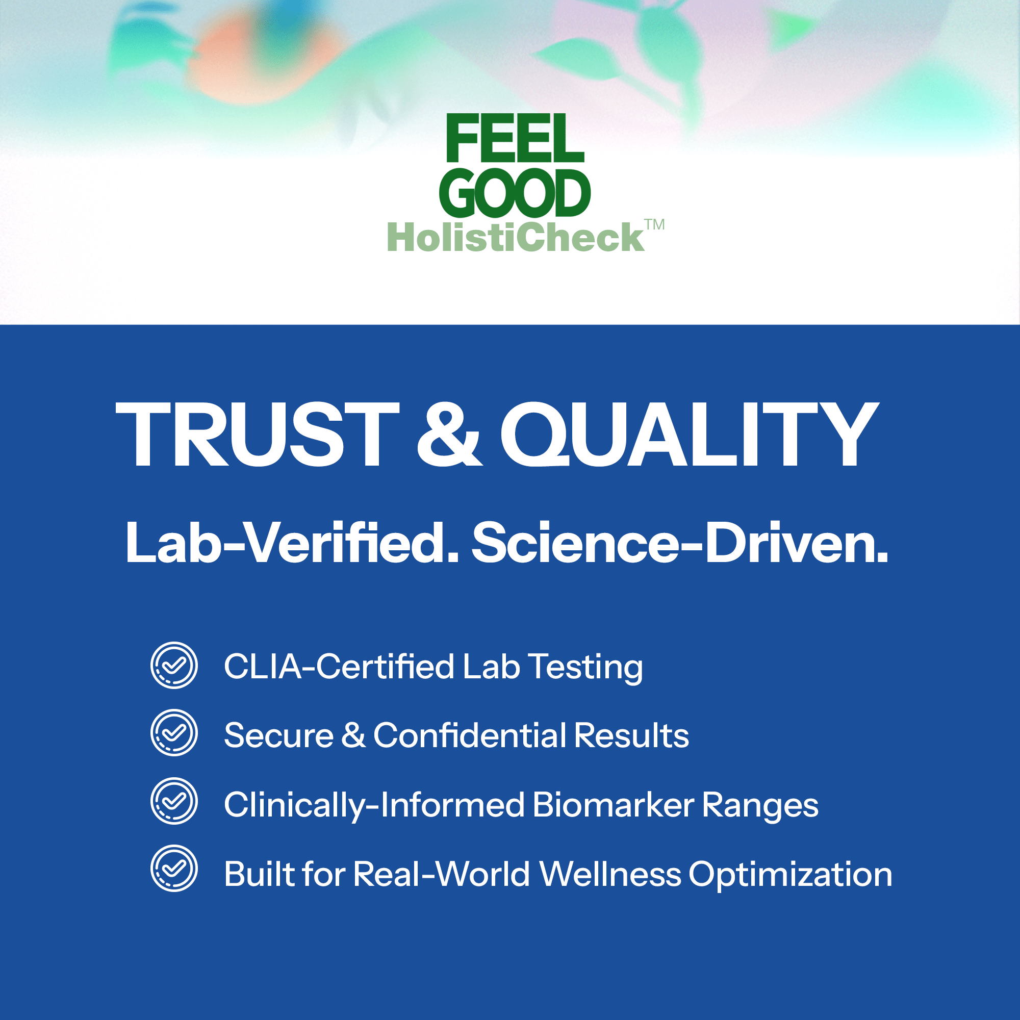 Men's HOLISTICHECK™ TEST FeelGood Company™