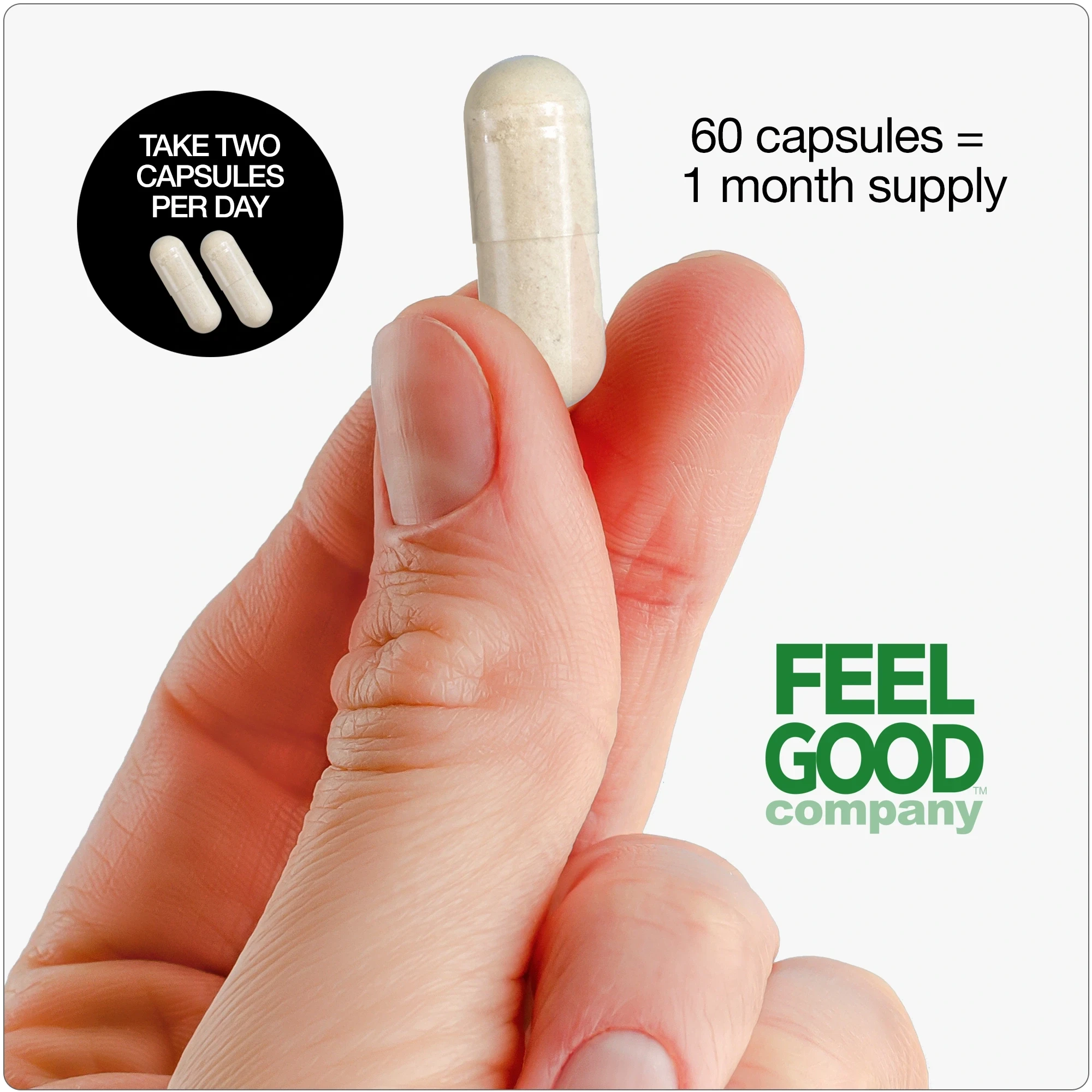 Creatine + Beta-Alanine + Chromium Picolinate (60 Vegan Capsules) FEELGOOD Company™