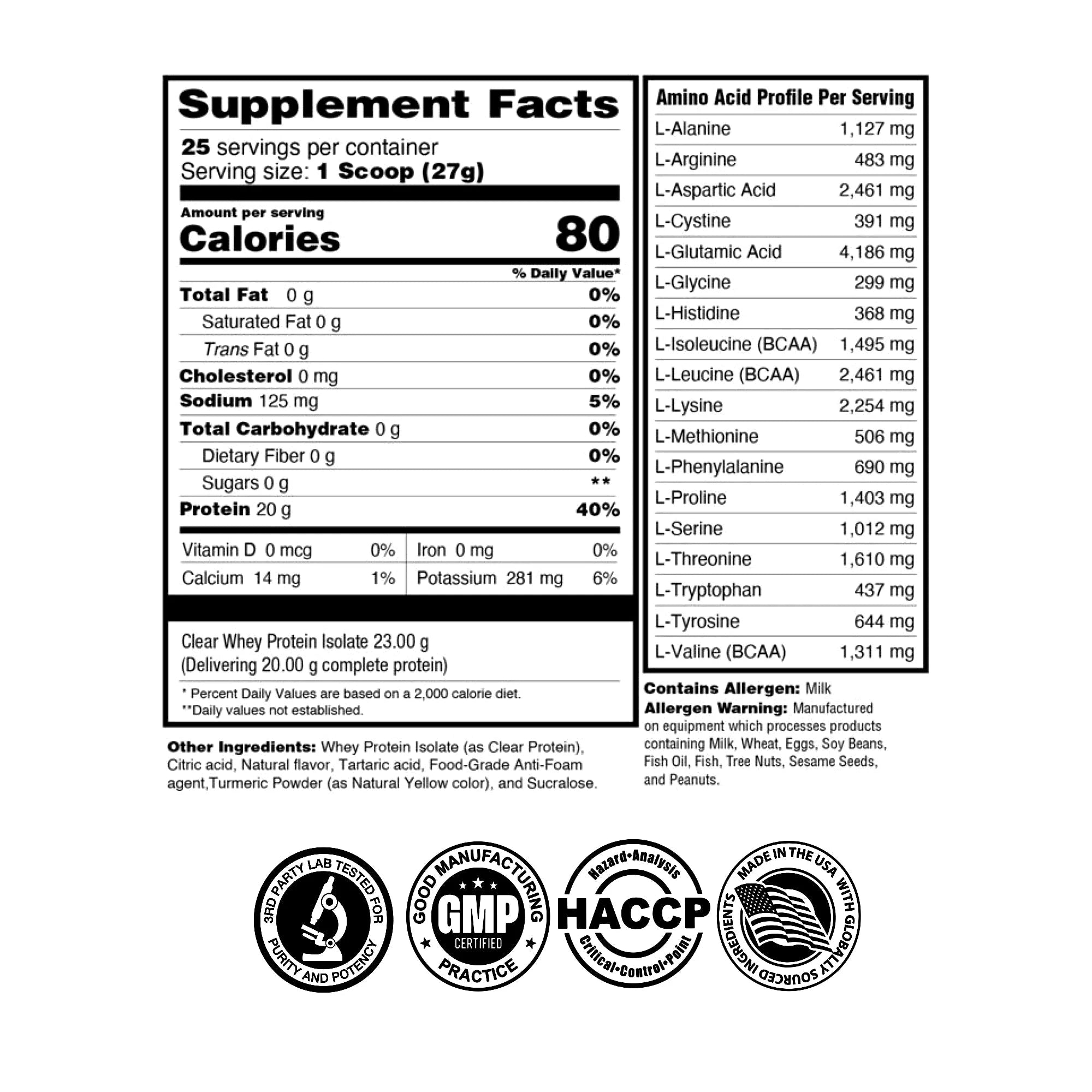 Clear Whey Protein Isolate - Lemon Ice Cream (1.49 lbs) FEELGOOD Company™