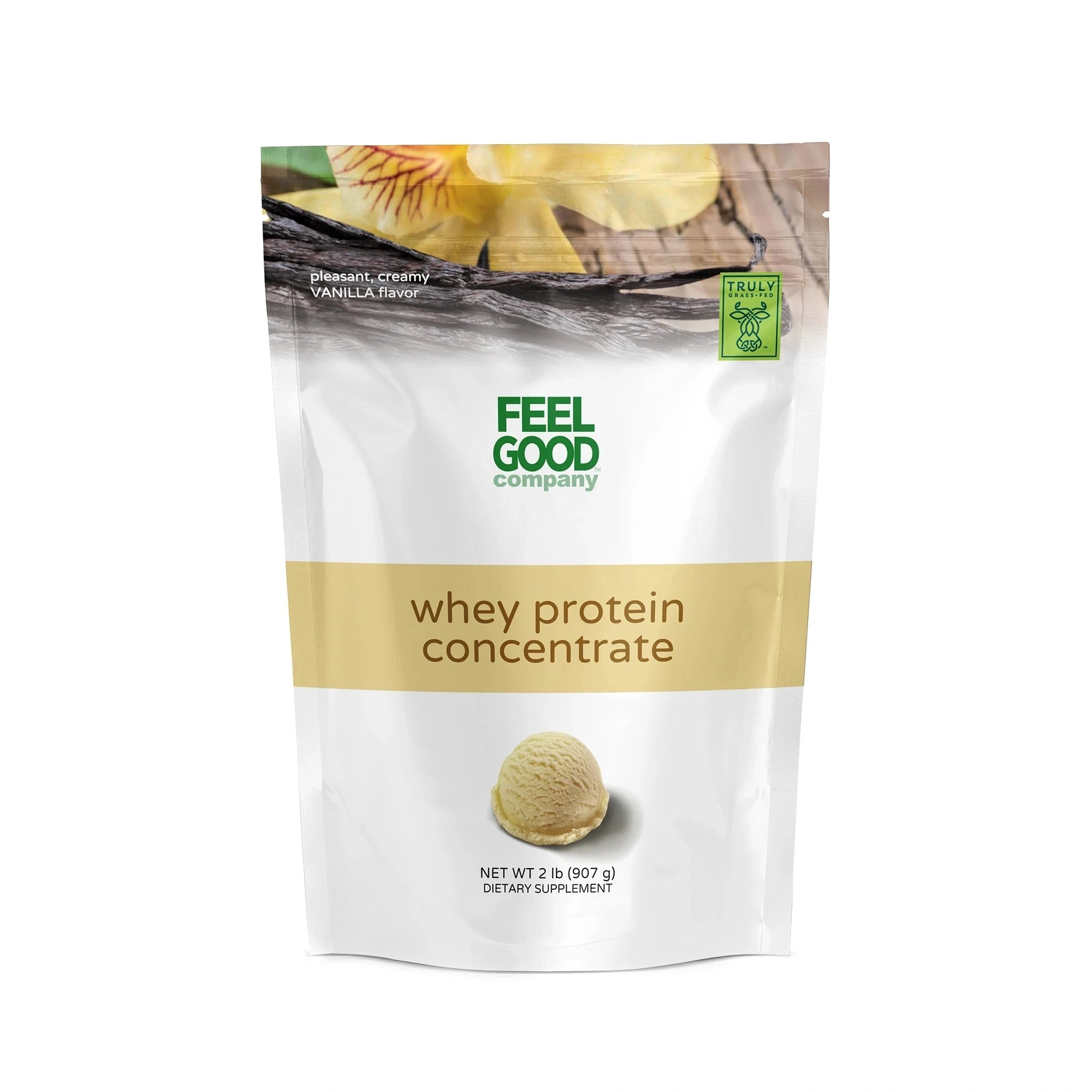 Whey Protein Concentrate - Vanilla (2 lbs) Protein FEELGOOD Company™