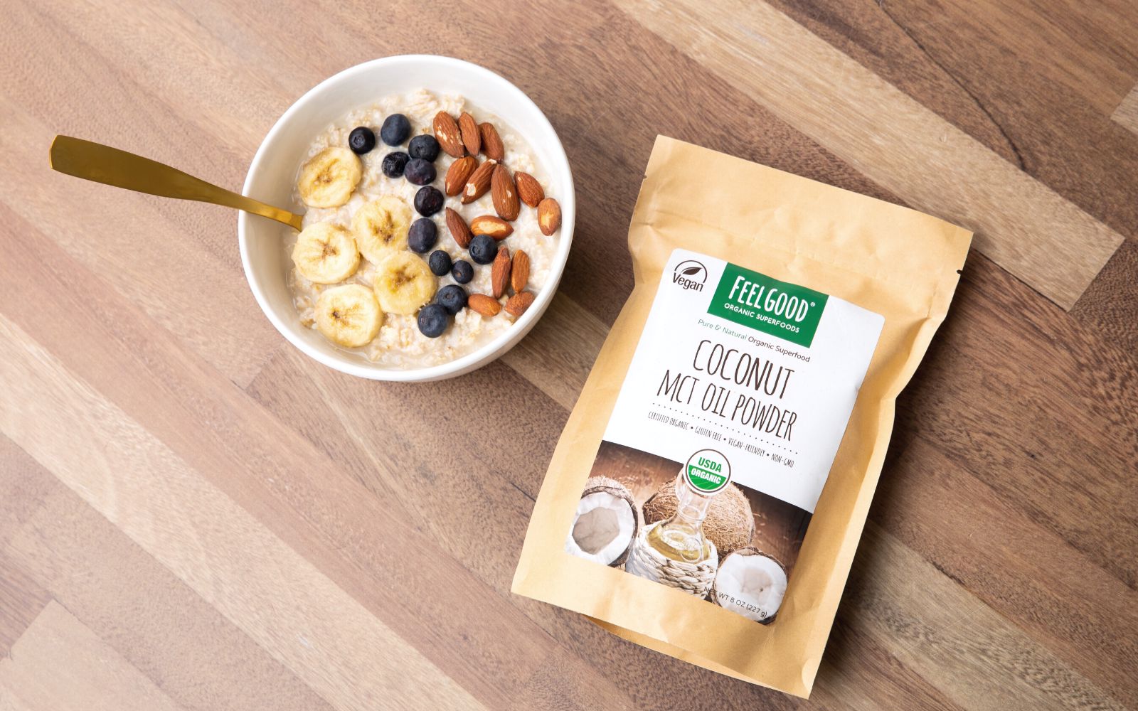 coconut mct oil oatmeal vegan recipe