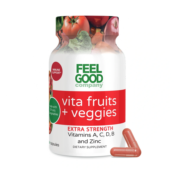 Vita Fruits + Veggies Extra Strength (60 Capsules) Capsule FeelGood Superfoods