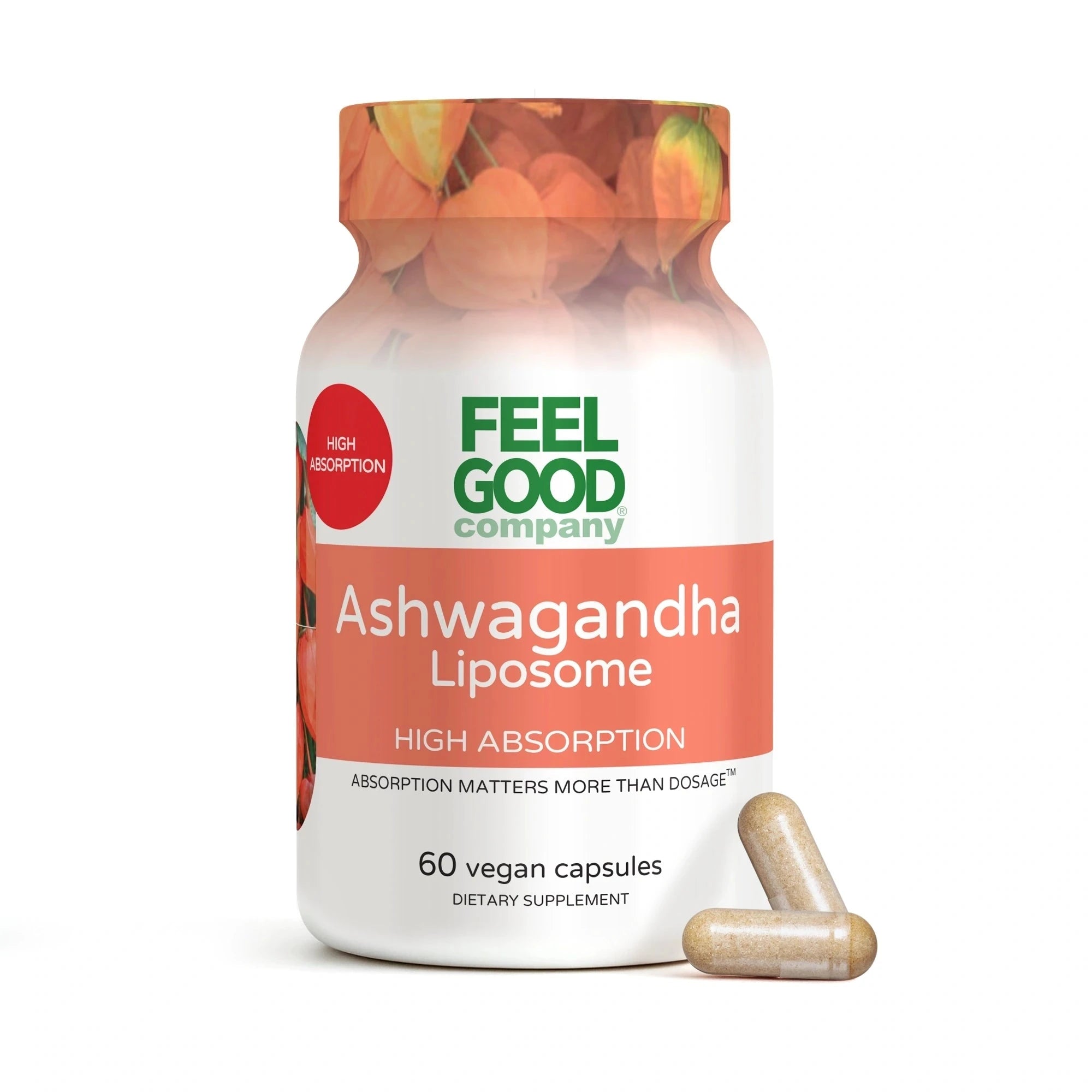 Liposomal Ashwagandha (60 Capsules) Capsule FEELGOOD Company®