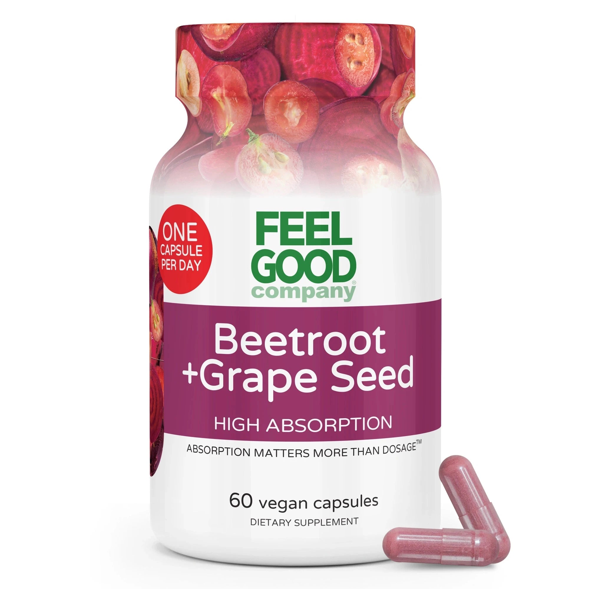 Beetroot & Grape Seed Phytosome (60 Capsules) Capsule FEELGOOD Company®