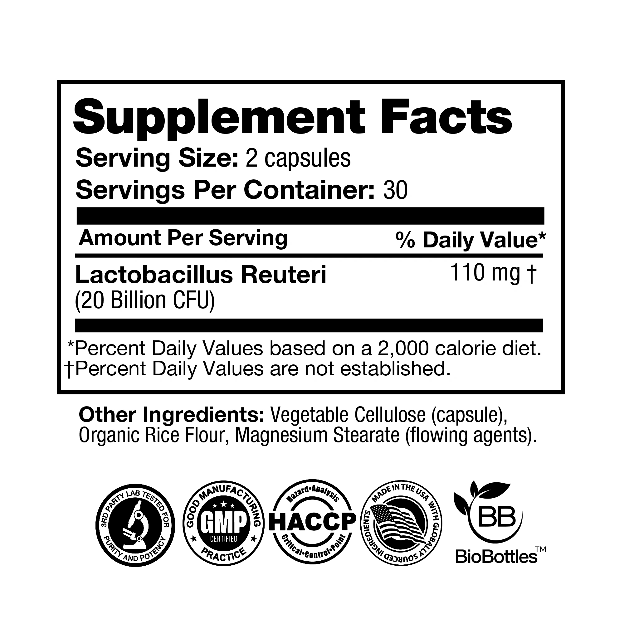 GLP-1 Probiotic (60 Vegan Capsules) Capsule FeelGood Company™