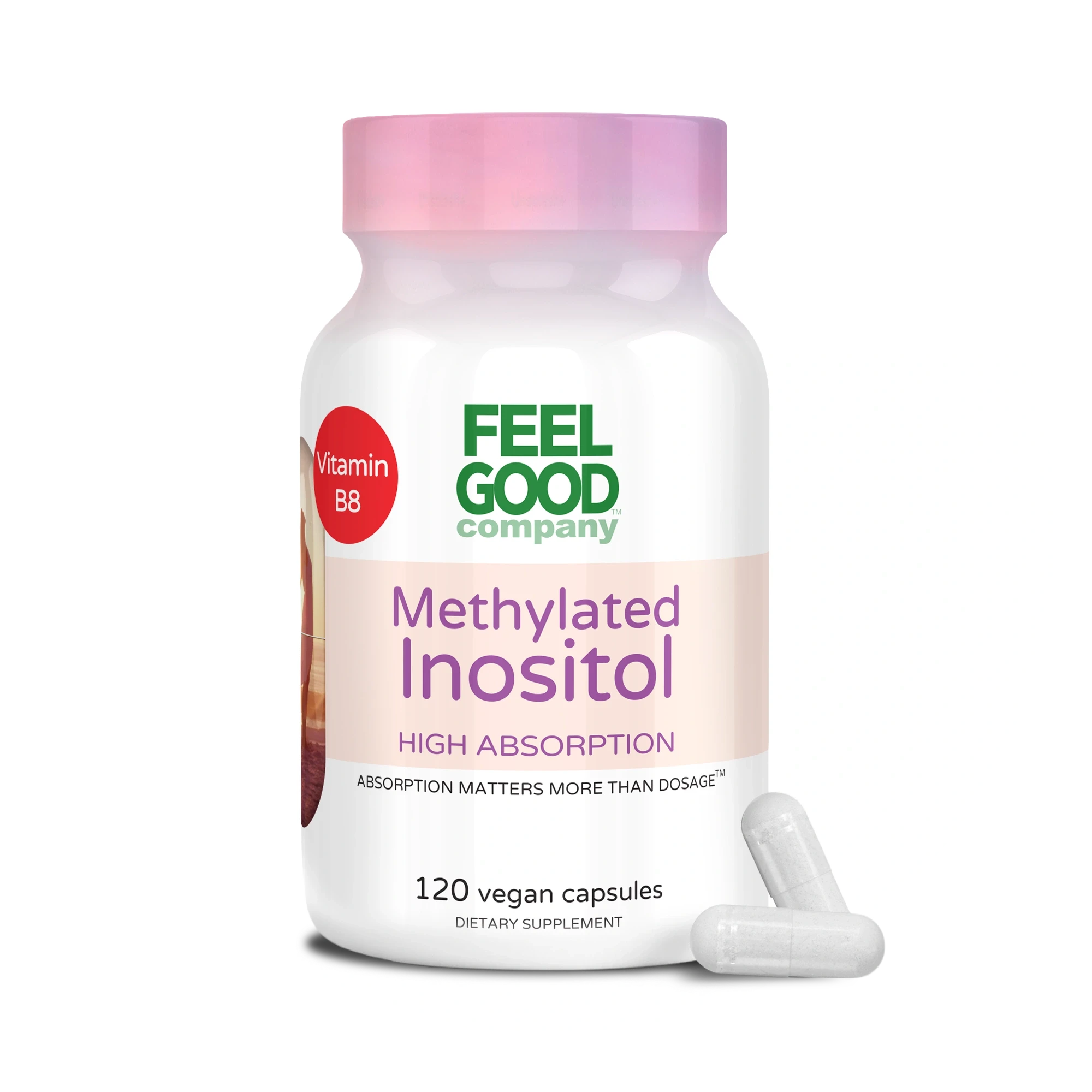 Methylated Inositol (Vitamin B6) - 120 Capsules Capsule FeelGood Company™