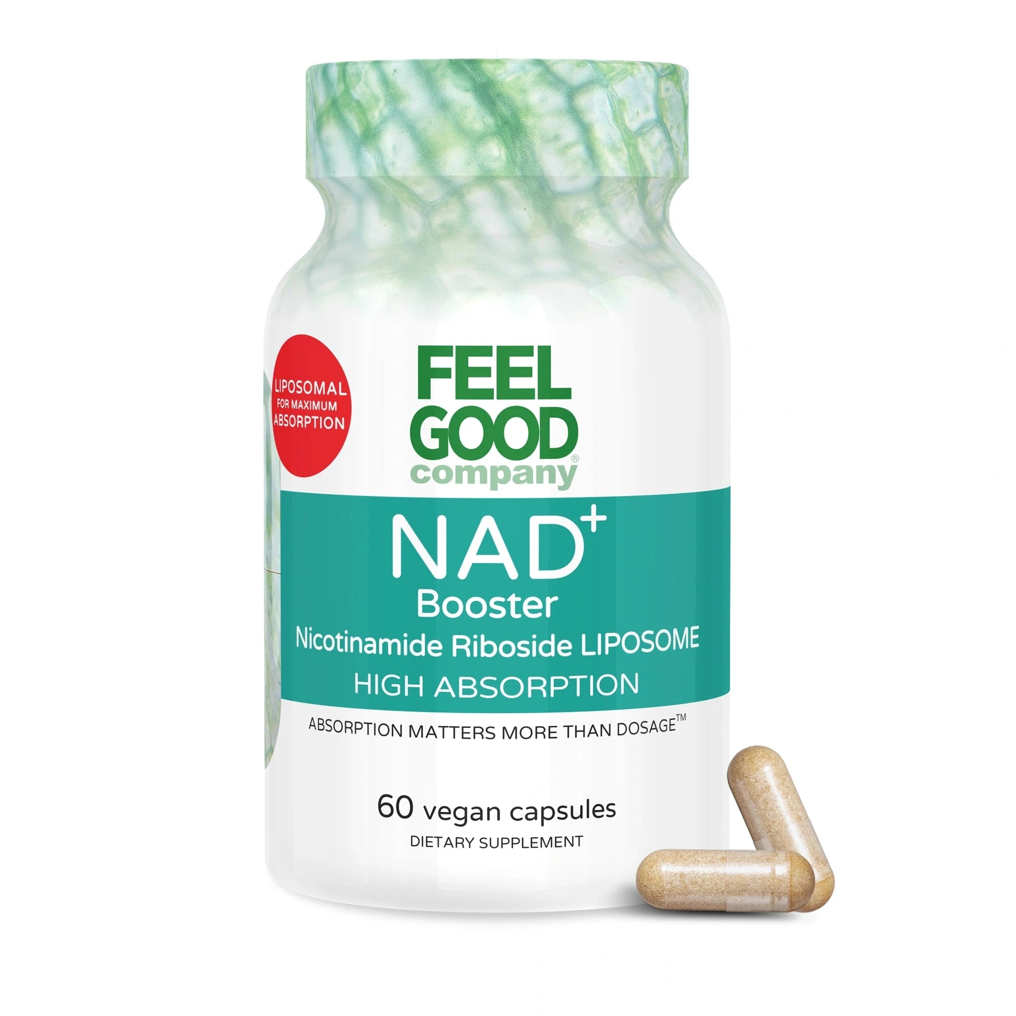 NAD+ Booster (Nicotinamide Riboside) – 60 Vegan Capsules Capsule FEELGOOD Company®