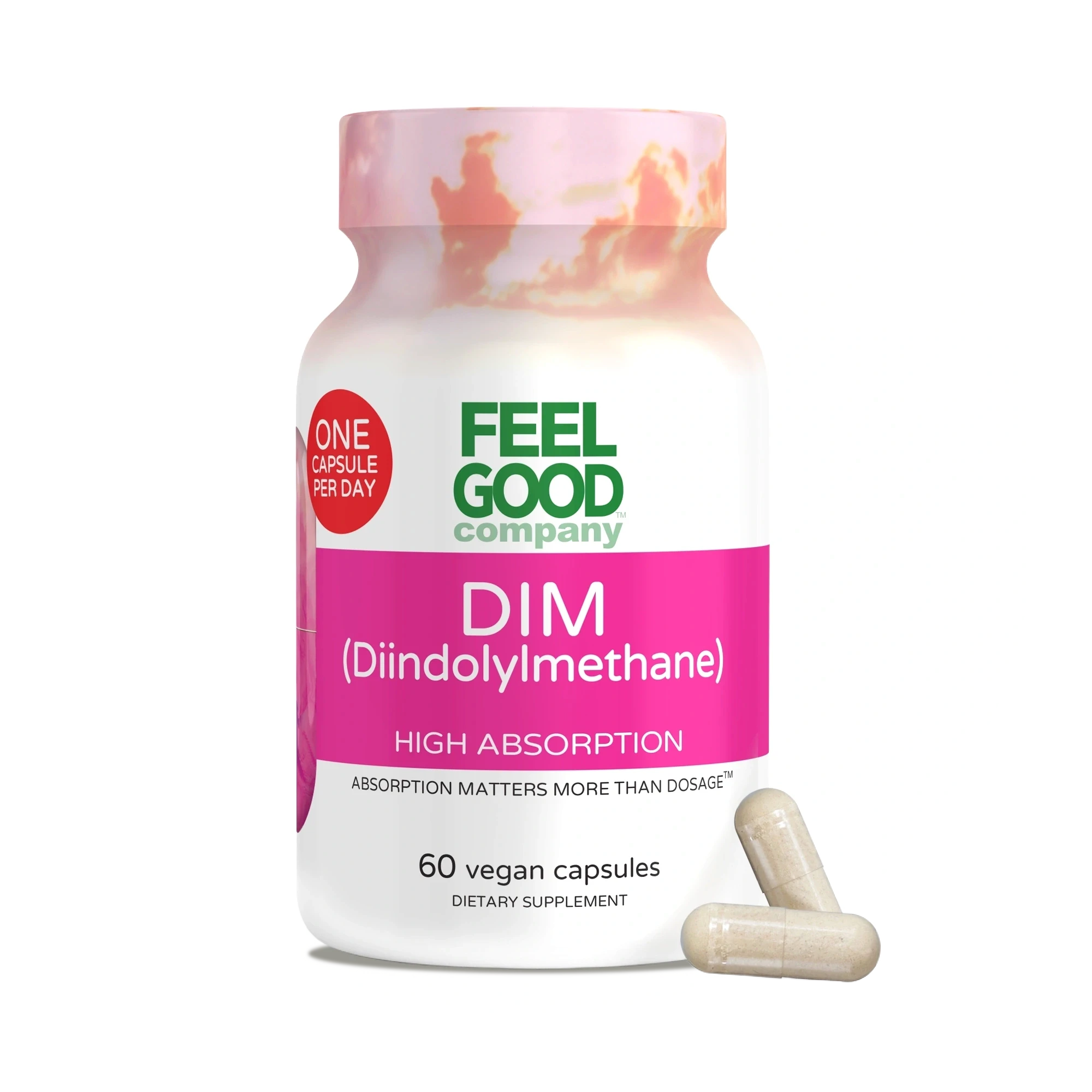 DIM + Ginger – 60 Vegan Capsules Capsule FEELGOOD Company™