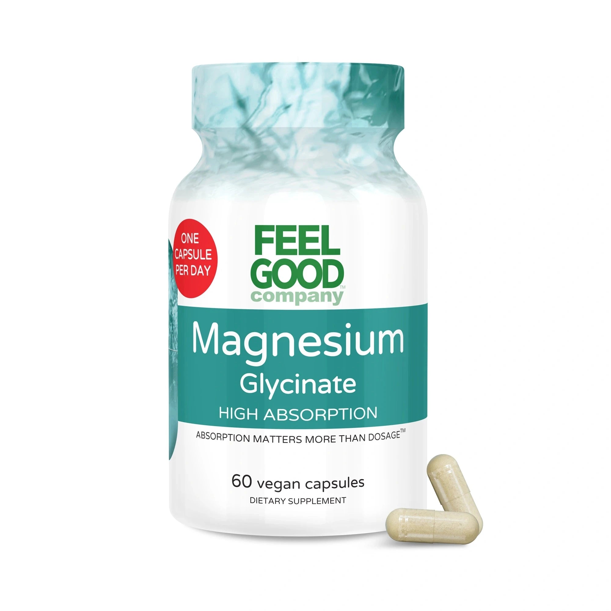 Magnesium Glycinate (60 Vegan Capsules) Capsule FEELGOOD Company™