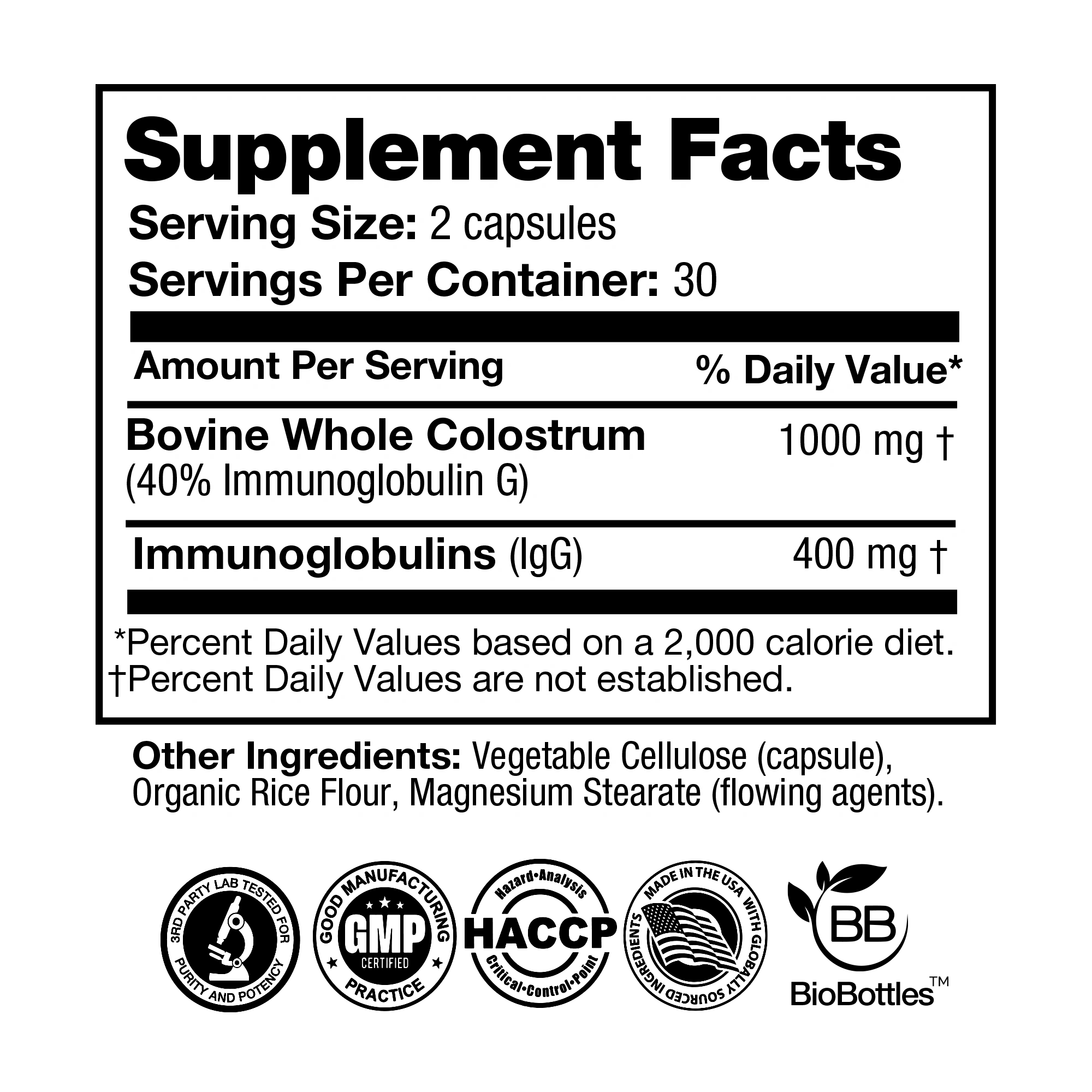 Colostrum™ (60 Capsules) Capsule FEELGOOD Company™