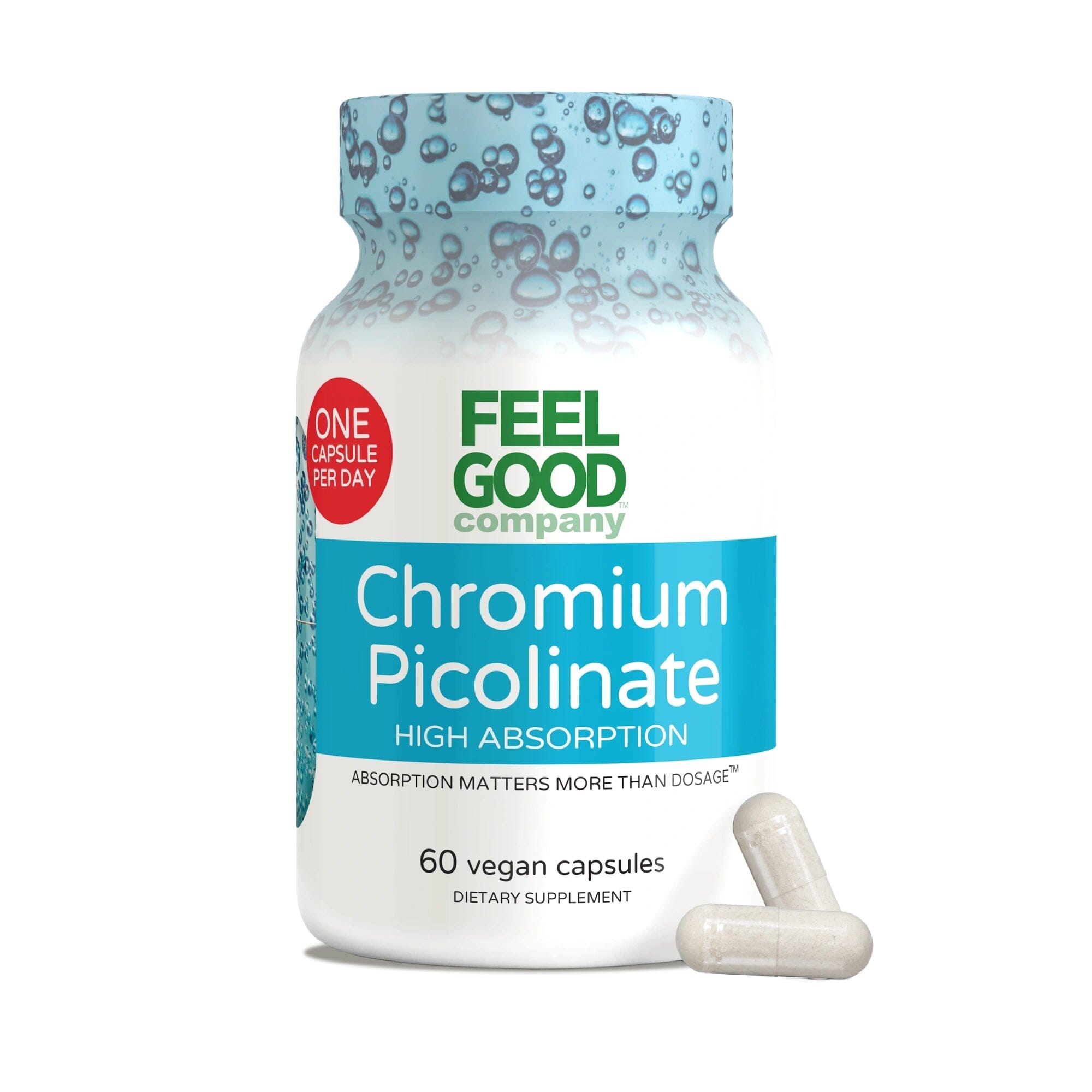 Chromium Picolinate (60 Vegan Capsules) Capsule FeelGood Company™