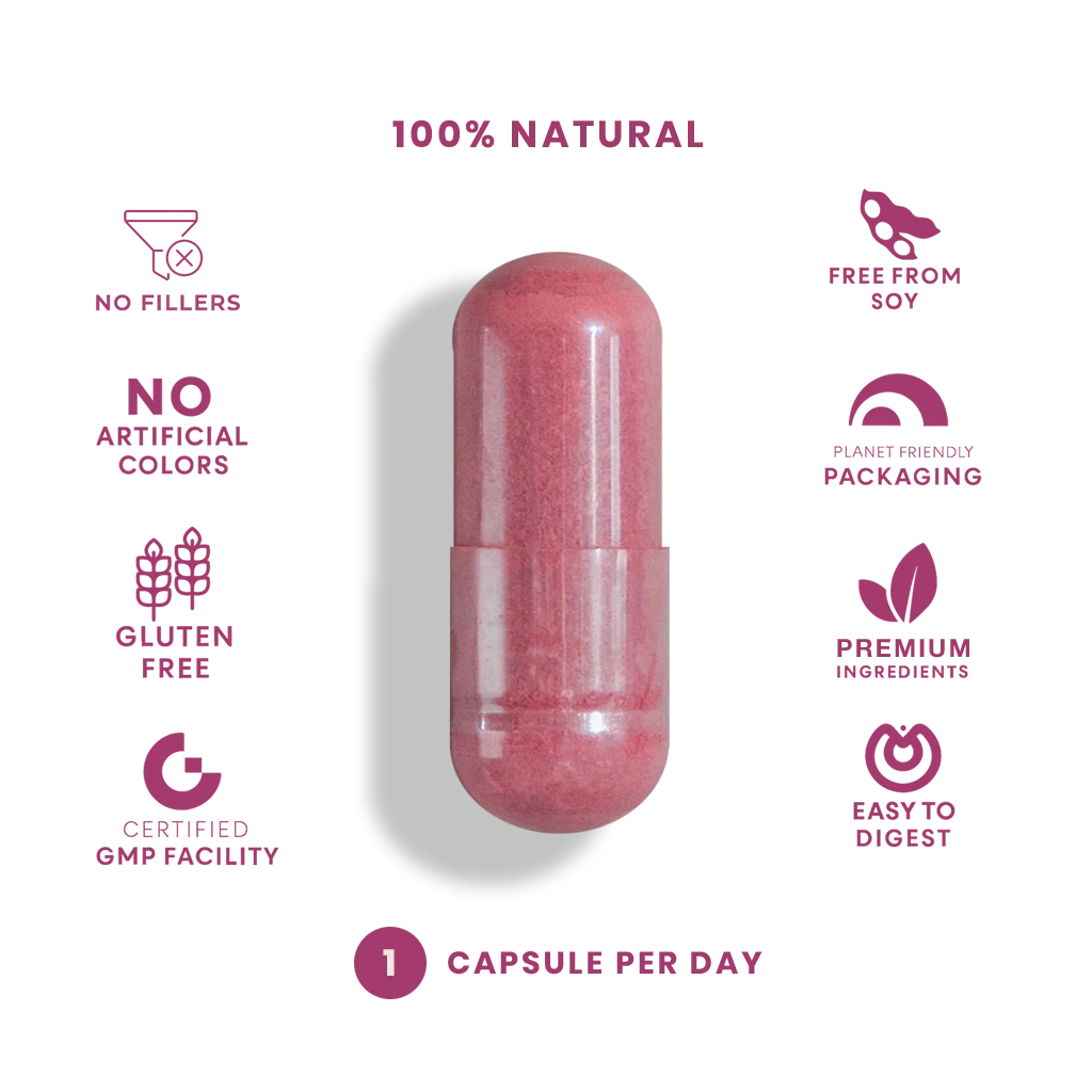 Beetroot & Grape Seed (60 Capsules) Capsule FeelGood Superfoods®
