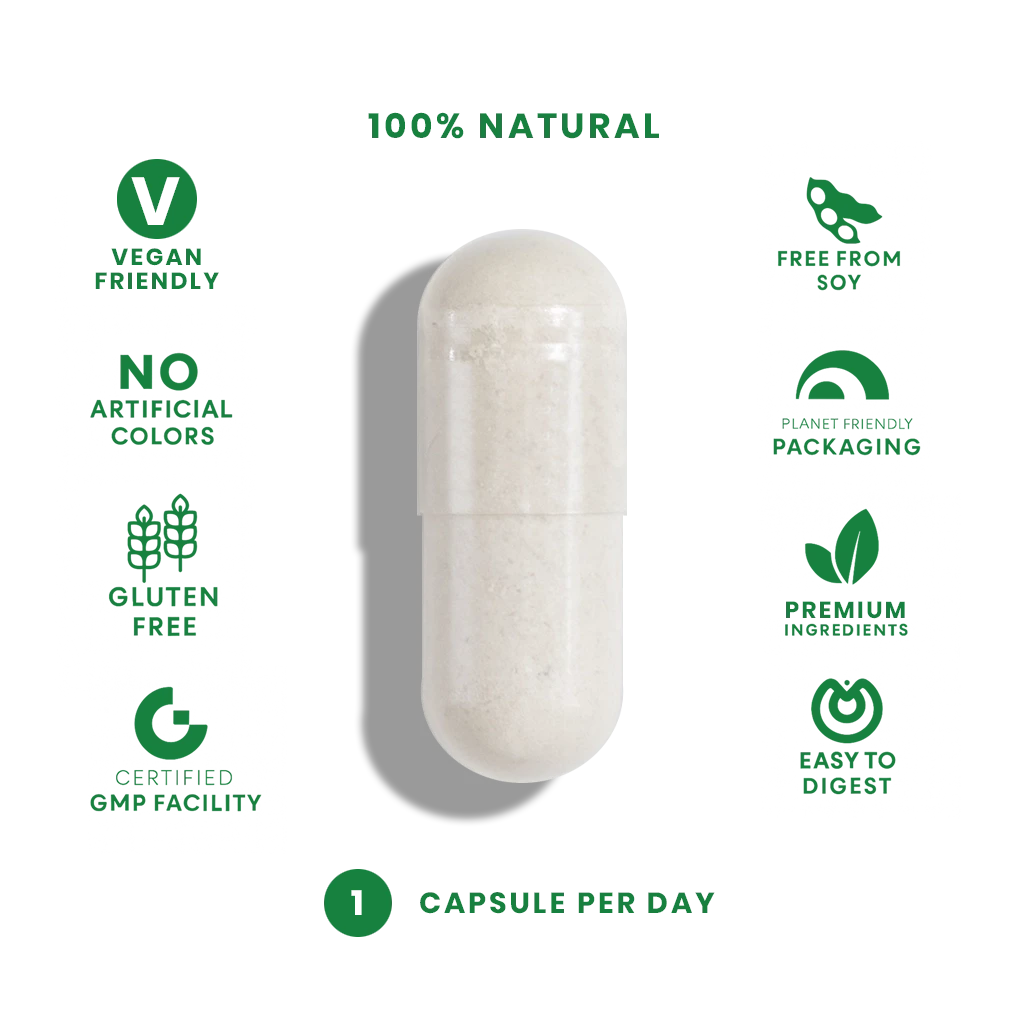 L-Tyrosine + B6 (60 Vegan Capsules) Capsule FeelGood Company™