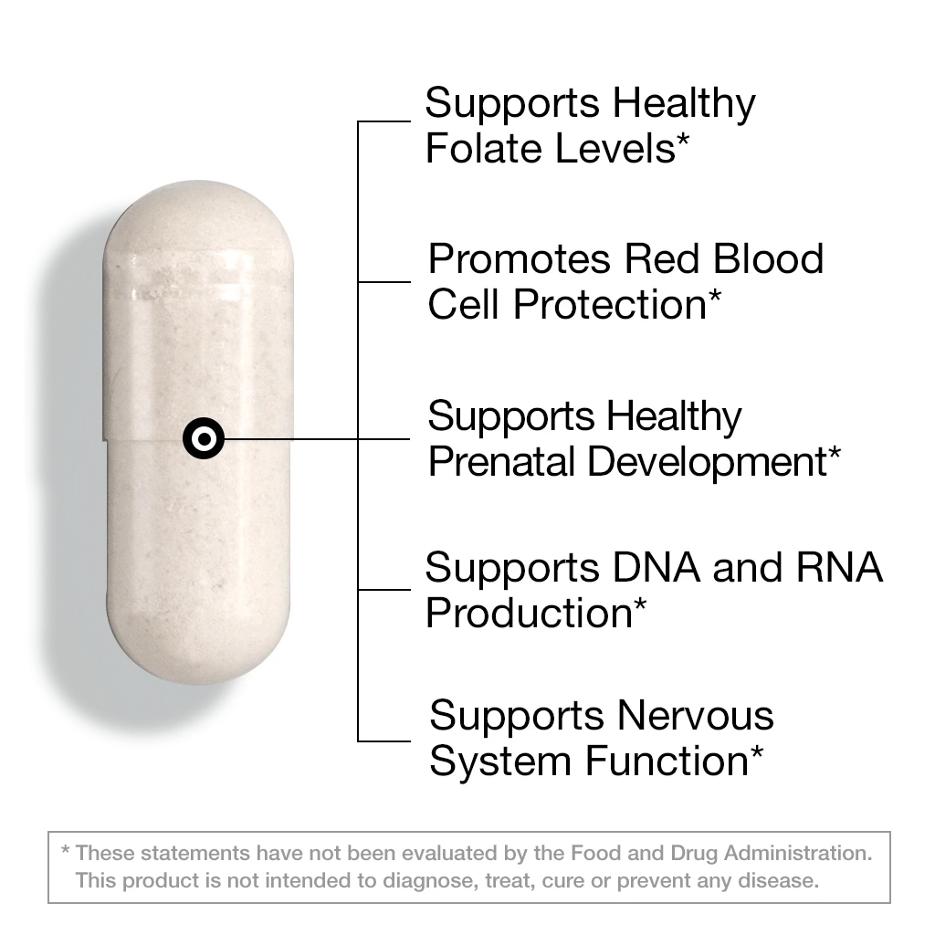 L-Methylfolate + Vitamin B12 - 60 Vegan Capsules Capsule FeelGood Company™