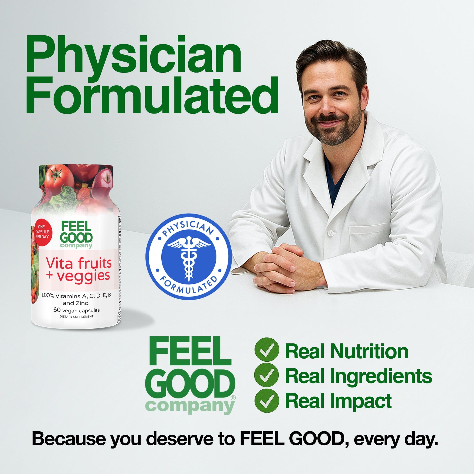 Vita Fruits + Veggies (60 Capsules) Capsule FEELGOOD Company®