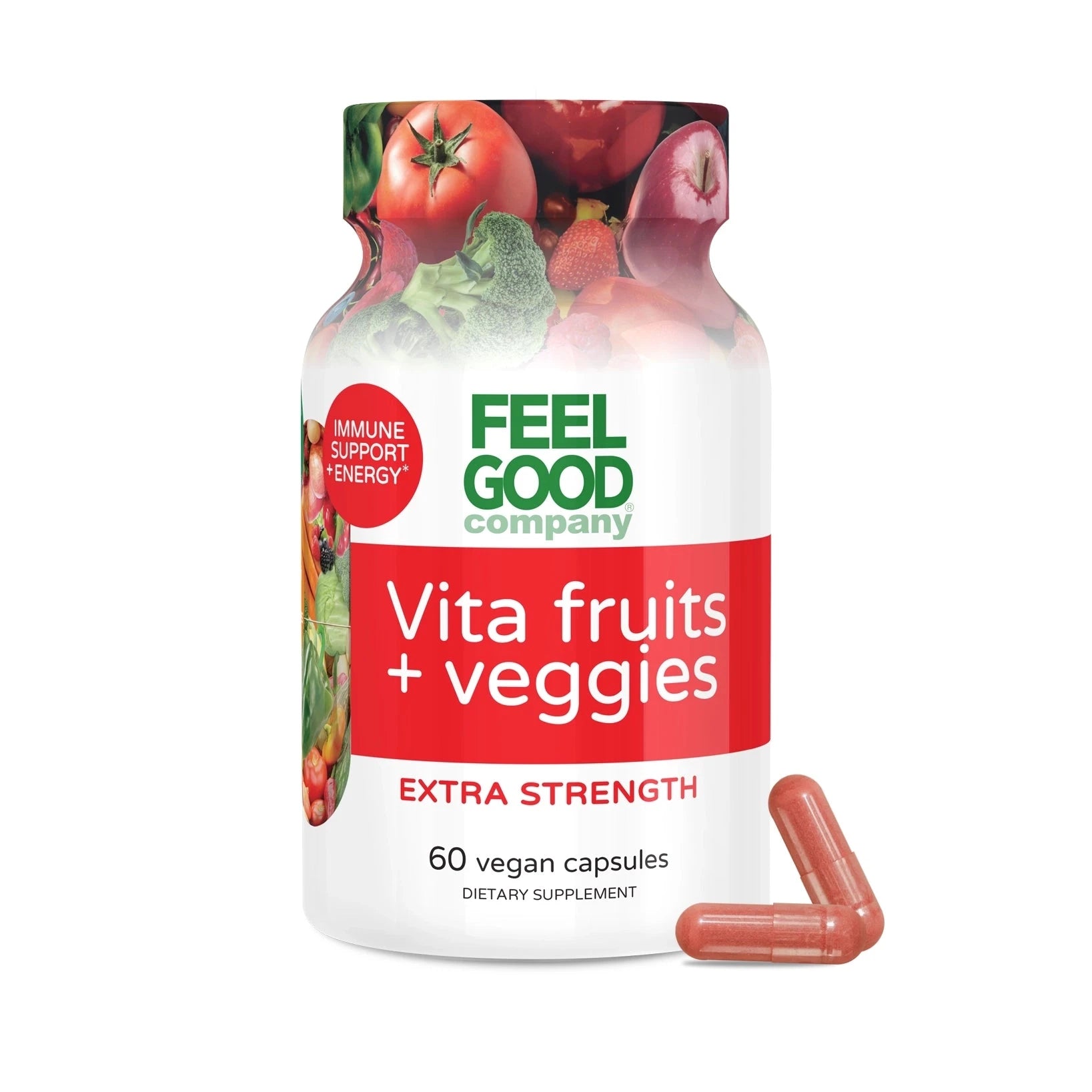 Vita Fruits + Veggies Extra Strength (60 Capsules) Capsule FEELGOOD Company®