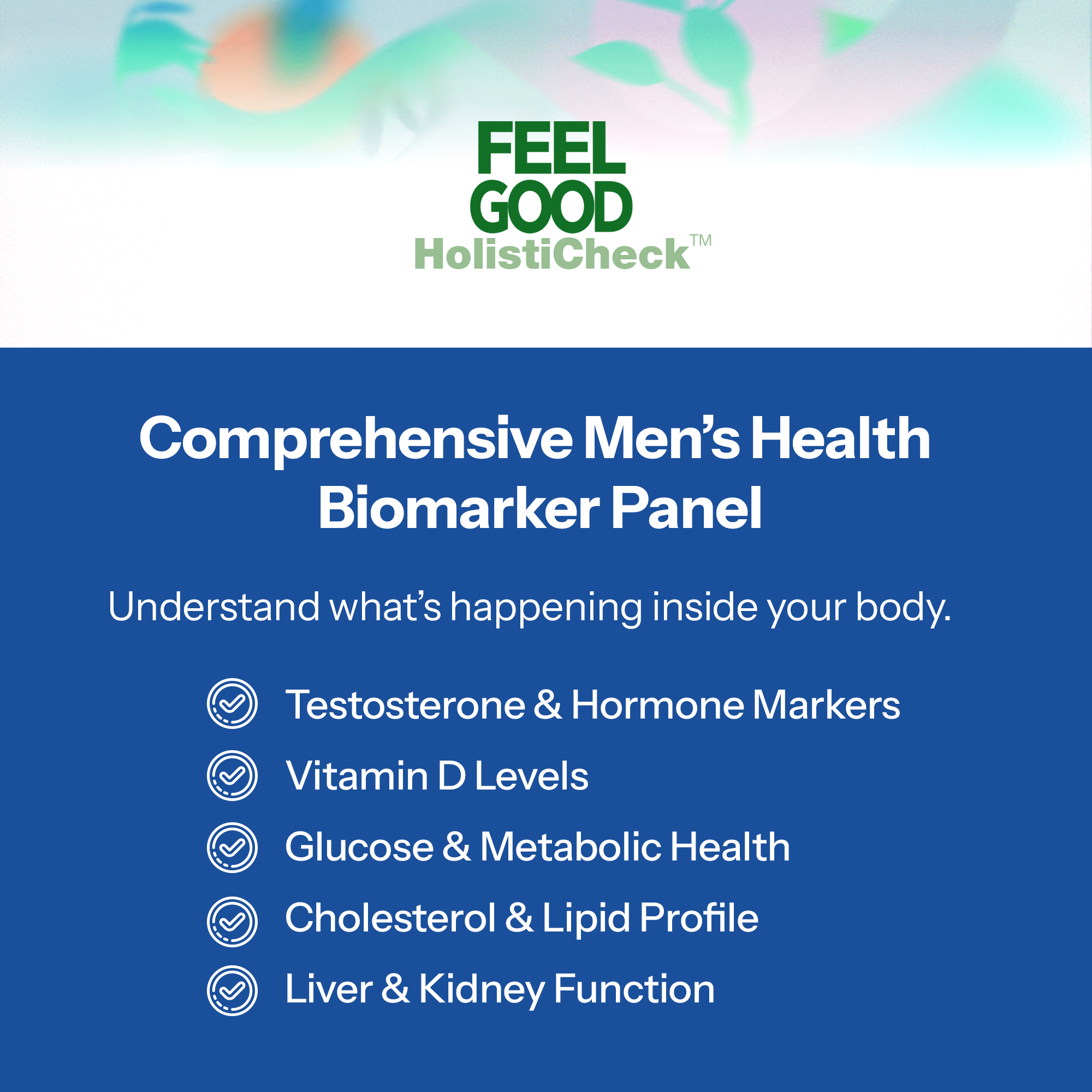 Men's HOLISTICHECK™ TEST FeelGood Company™