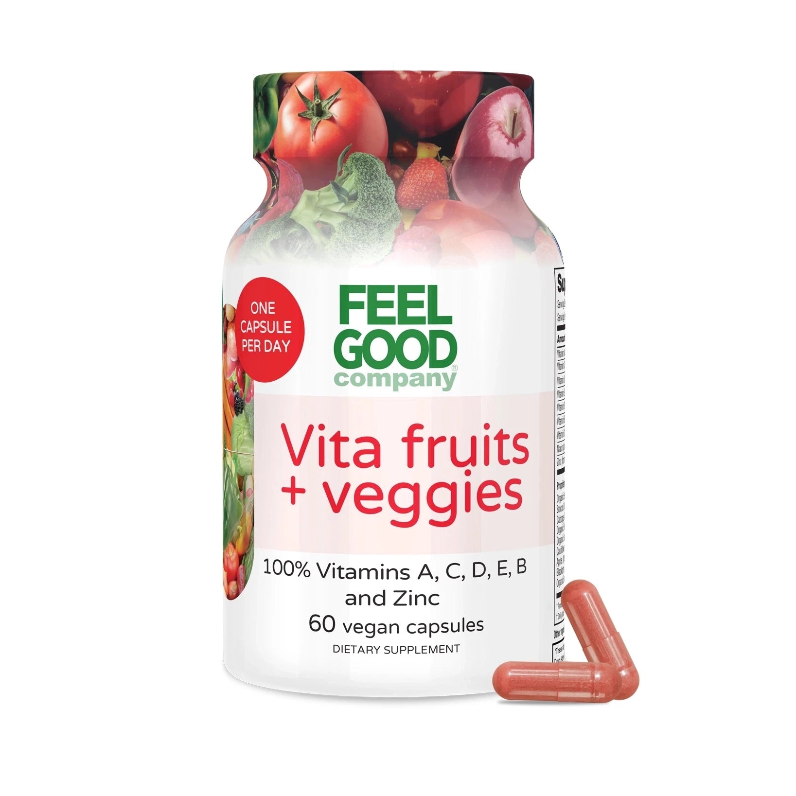 Vita Fruits + Veggies (60 Capsules) Capsule FEELGOOD Company®