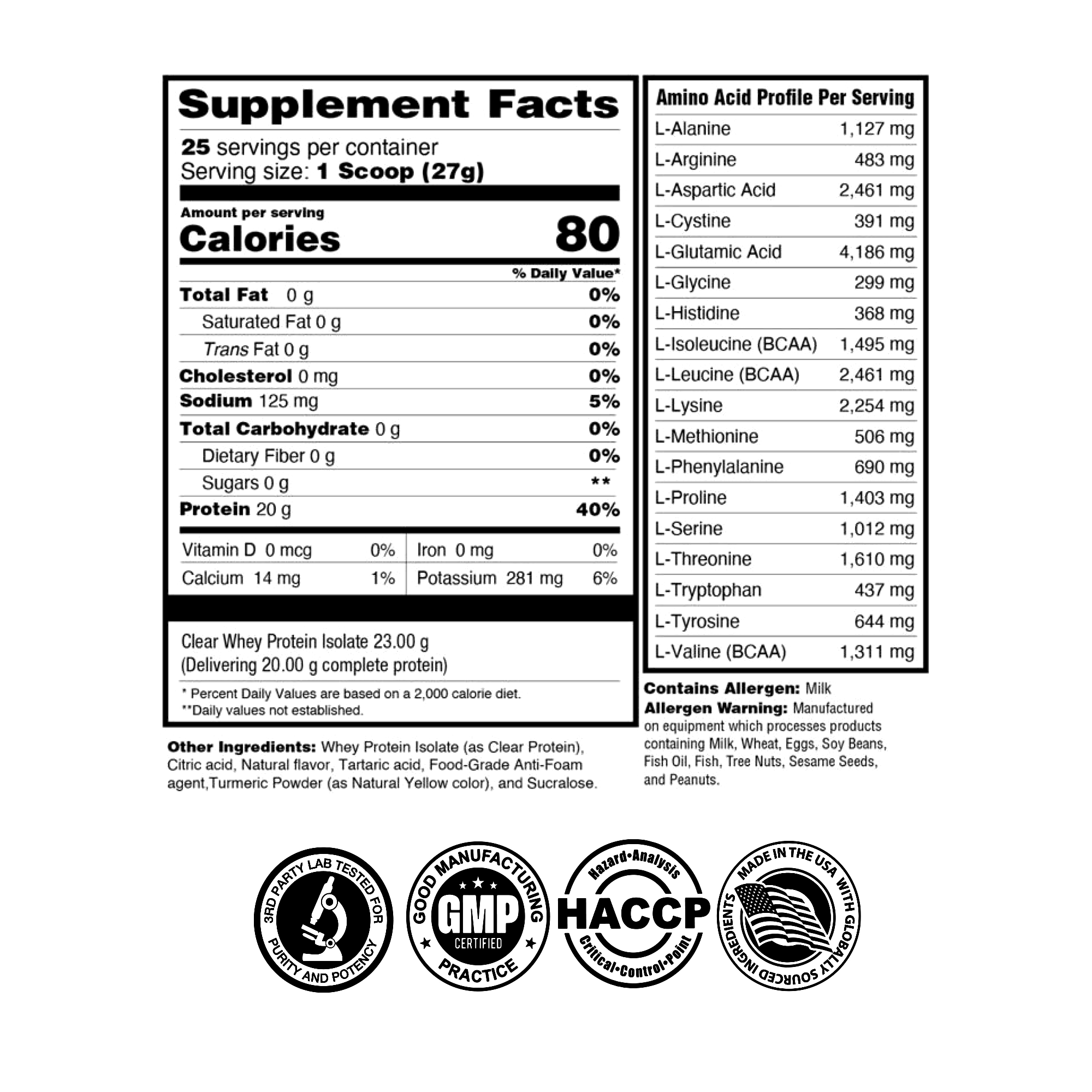 Clear Whey Protein Isolate - Lemon Ice Cream (1.49 lbs) FEELGOOD Company™