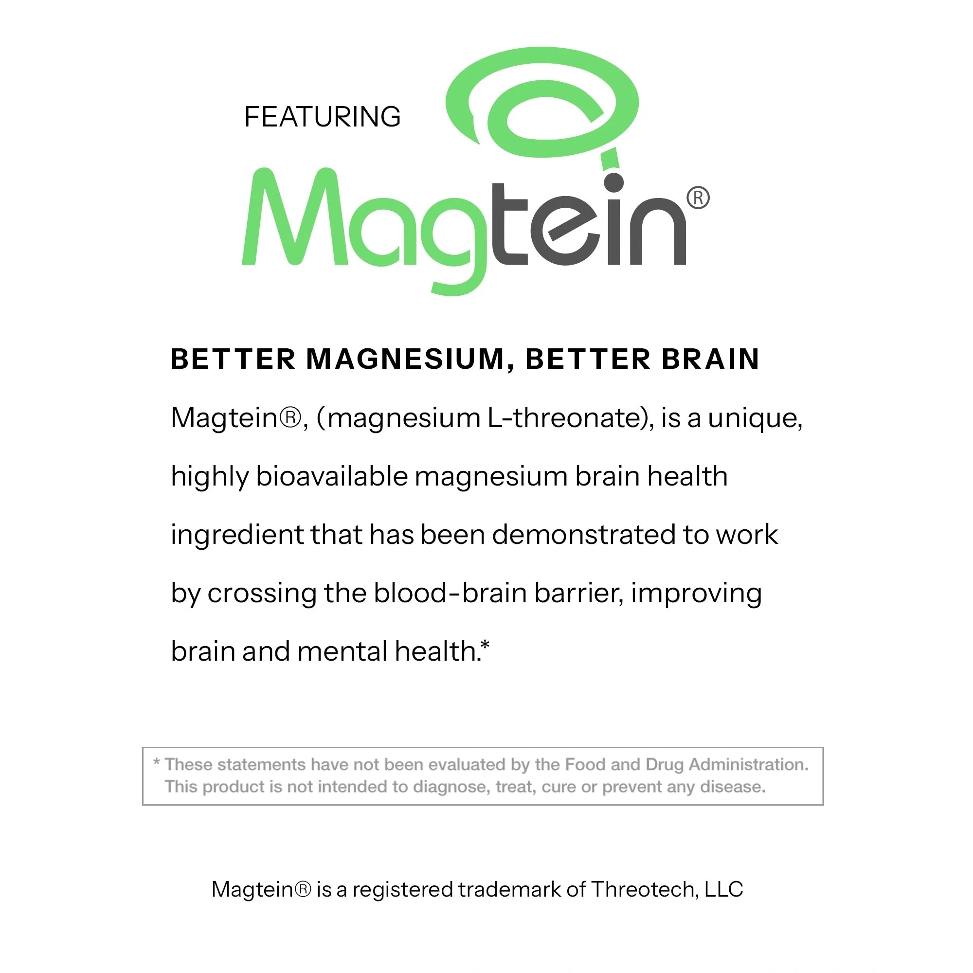 Magnesium L-Threonate (60 Vegan Capsules) Capsule FEELGOOD Company™