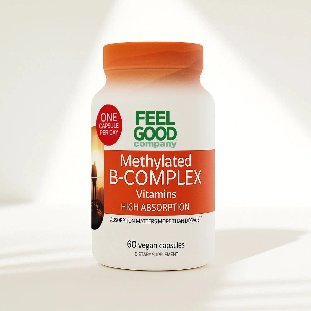 Methylated B-Complex – 60 Vegan Capsules Capsule FeelGood Company™