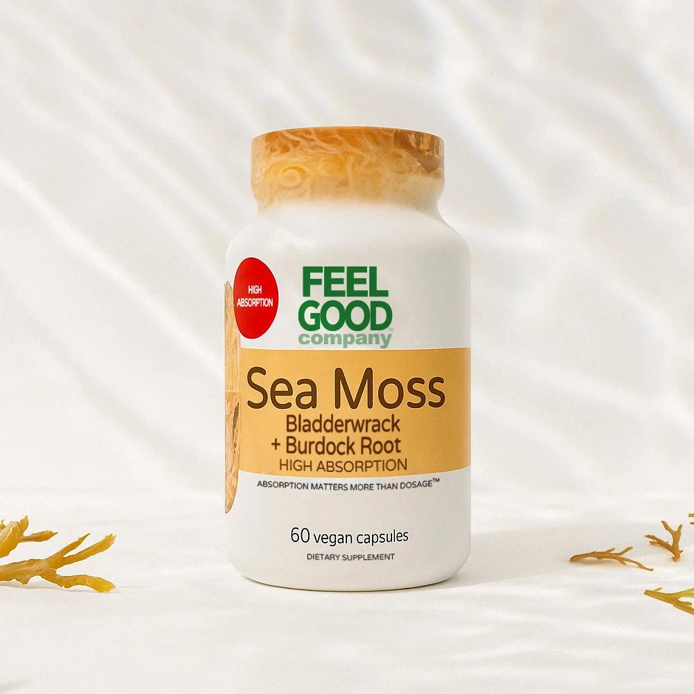 Sea Moss Complex – 60 Vegan Capsules Capsule FeelGood Company™